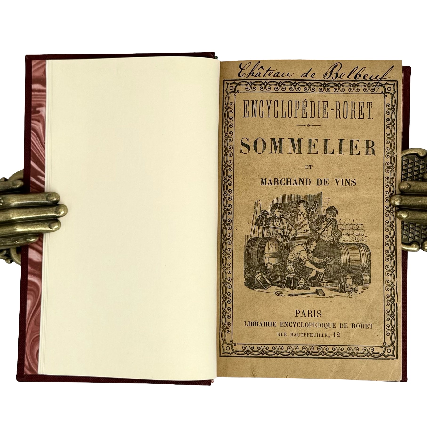 Encyclopedie-Roret - Nouveau manuel complet du Sommelier et du Marchand de vins by Maigne, P.: an uncommon representative view of the 1884 wine & viticulture volume
