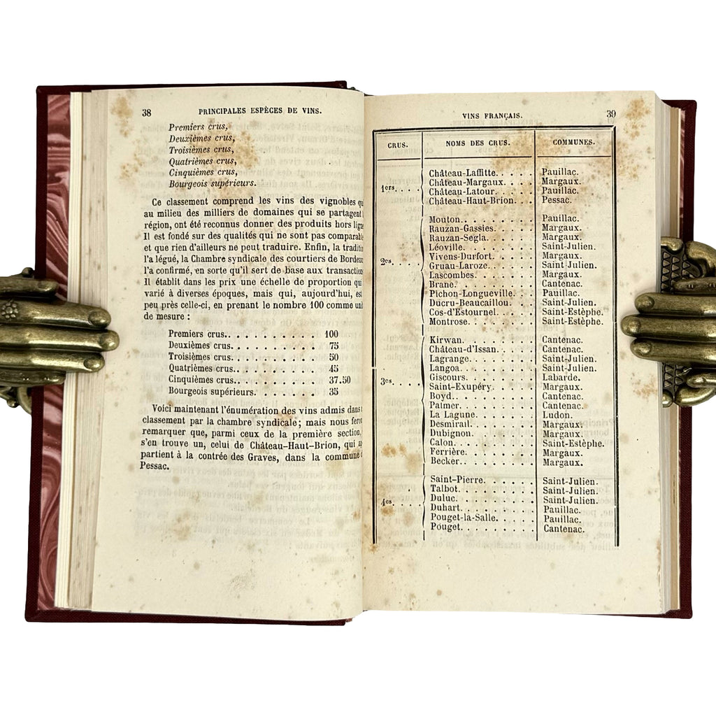 Encyclopedie-Roret - Nouveau manuel complet du Sommelier et du Marchand de vins by Maigne, P.: a finely preserved portion of the 1884 wine & viticulture text