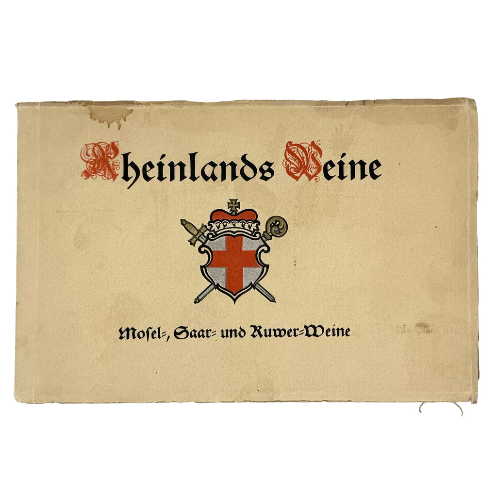 Rheinlands Weine by Various Authors: a singularly preserved detail from the 1928 wine & viticulture volume