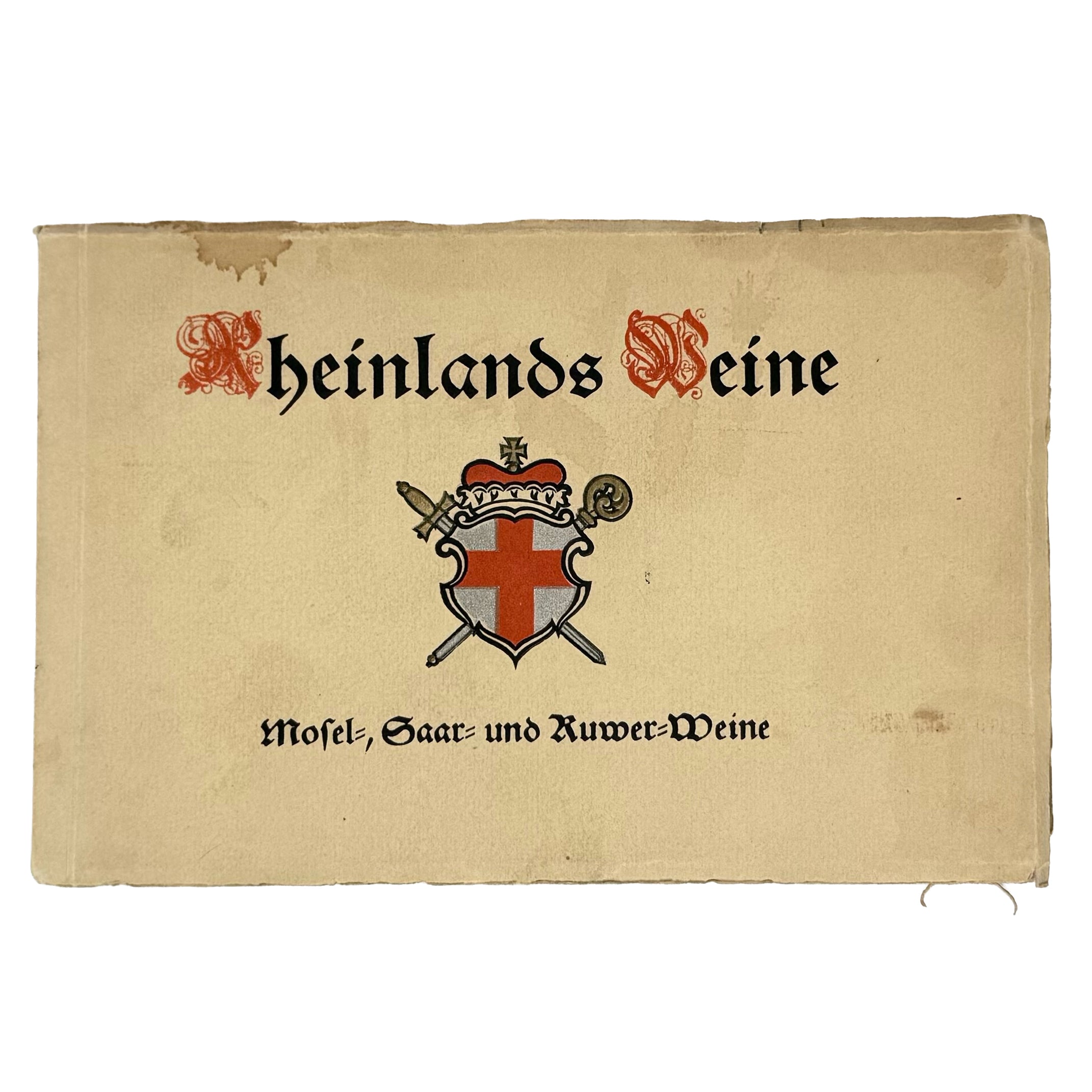 Rheinlands Weine by Various Authors: a singularly preserved detail from the 1928 wine & viticulture volume