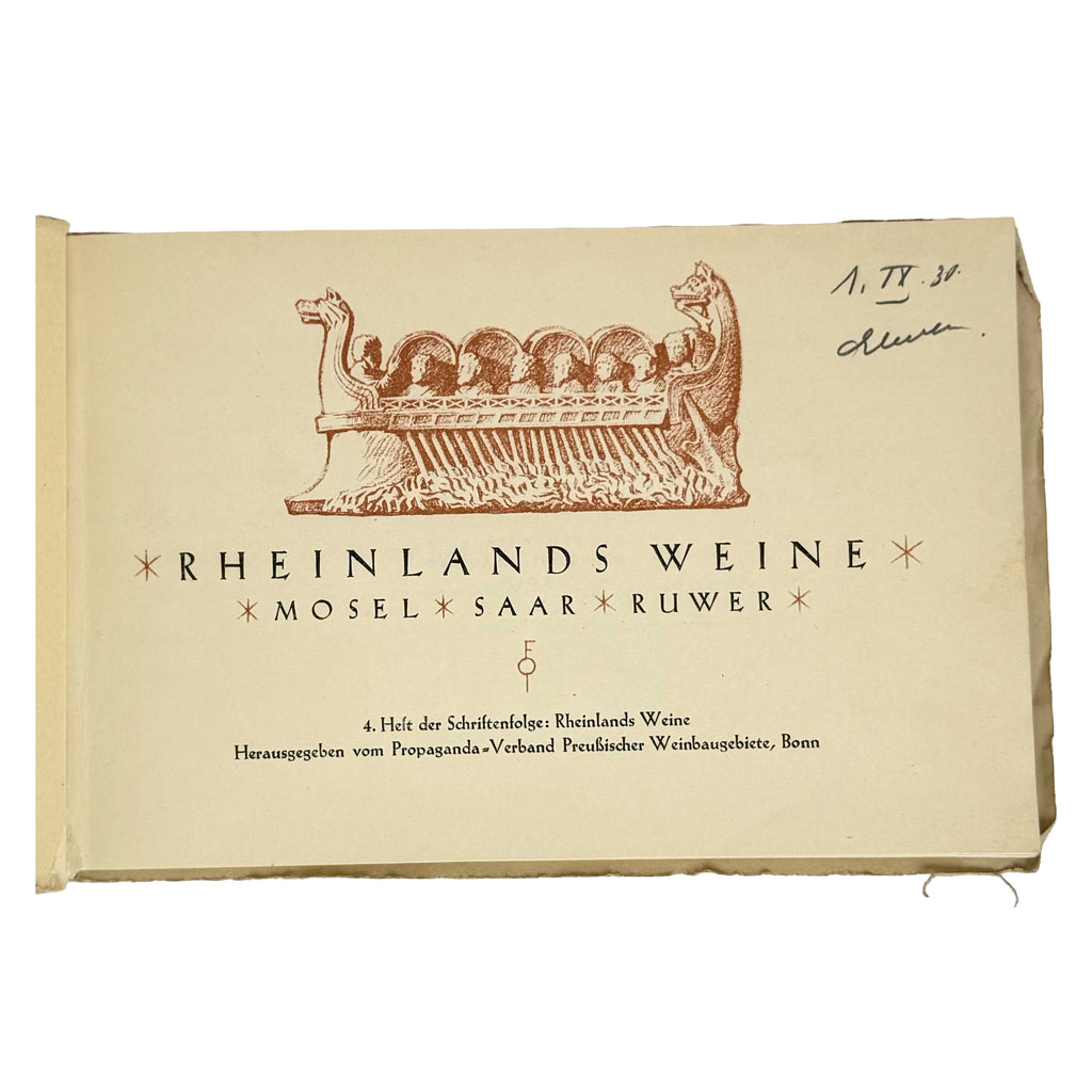 Rheinlands Weine by Various Authors: an exquisite selection from the 1928 wine & viticulture piece
