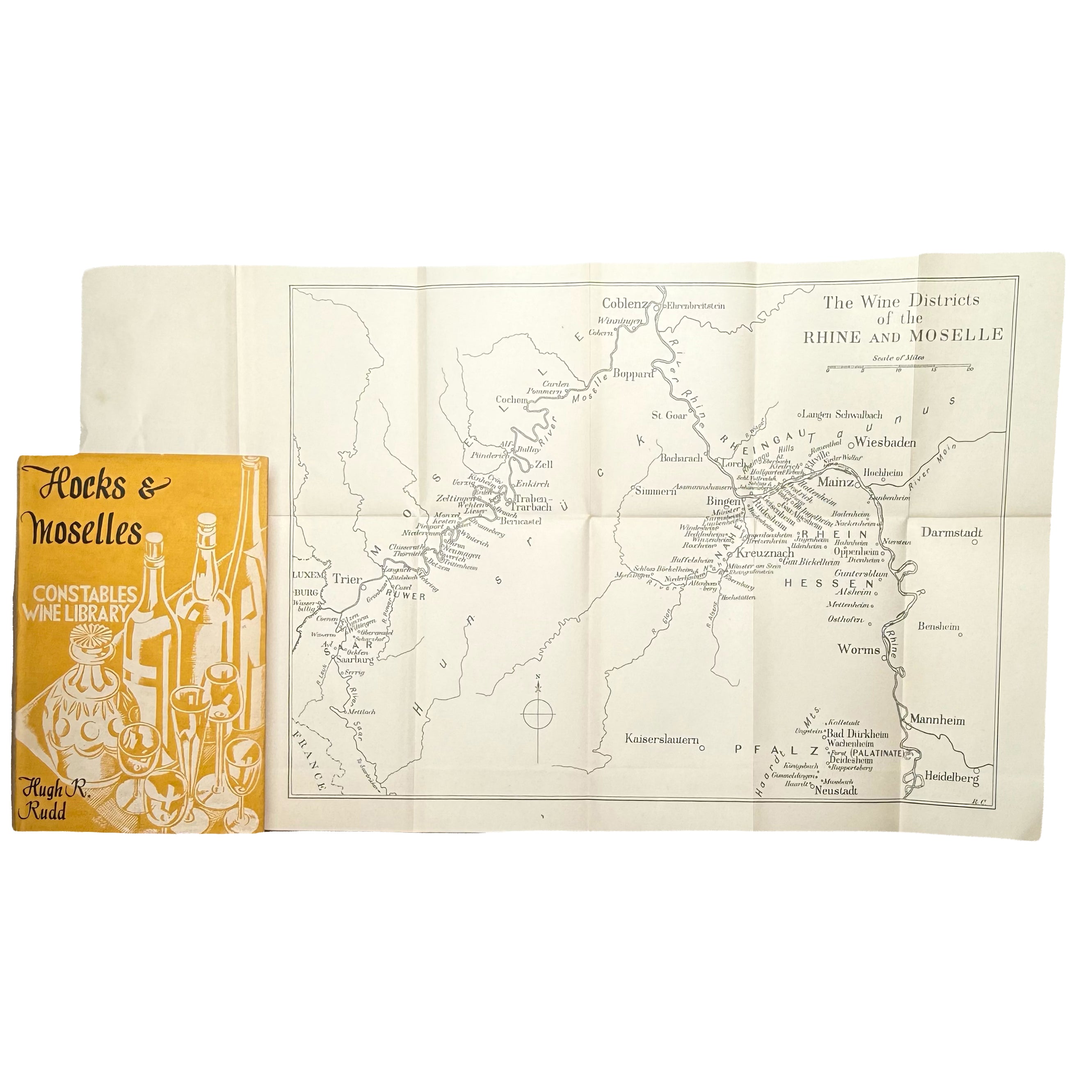 Hocks and Moselles by Rudd, Hugh R.: a selected plate showing the 1935 wine & viticulture piece