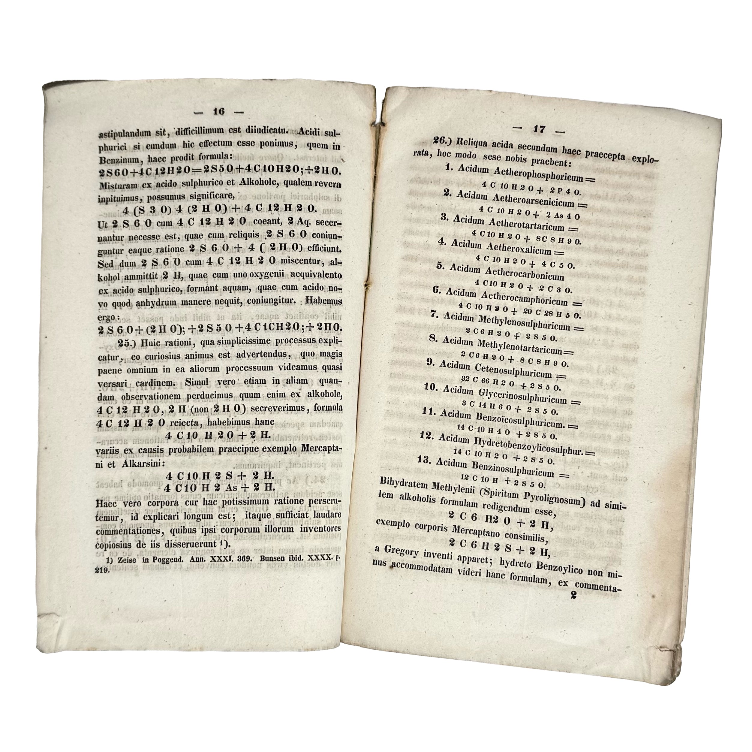 Acidum Sulphuricum Quam Vim in Alkoholem Exerceat (...) Dissertatio by Mertens, J. A.: a finely chosen detail from the 1838 wine & viticulture copy