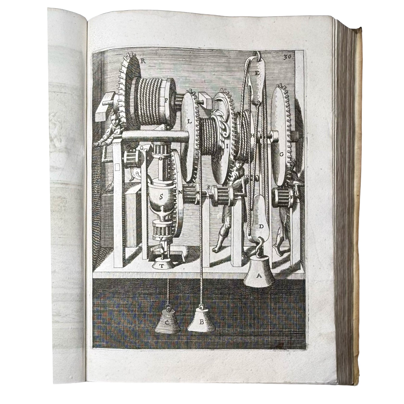 Theatrum Machinarum Novum by Böckler, Georg Andreas: a selected plate showing the 1661 illustrated & decorative printed work