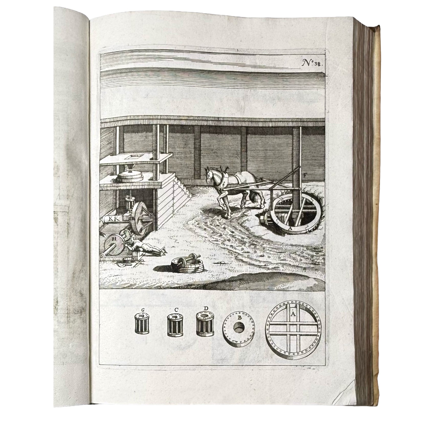 Theatrum Machinarum Novum by Böckler, Georg Andreas: a distinctive element from the 1661 illustrated & decorative text