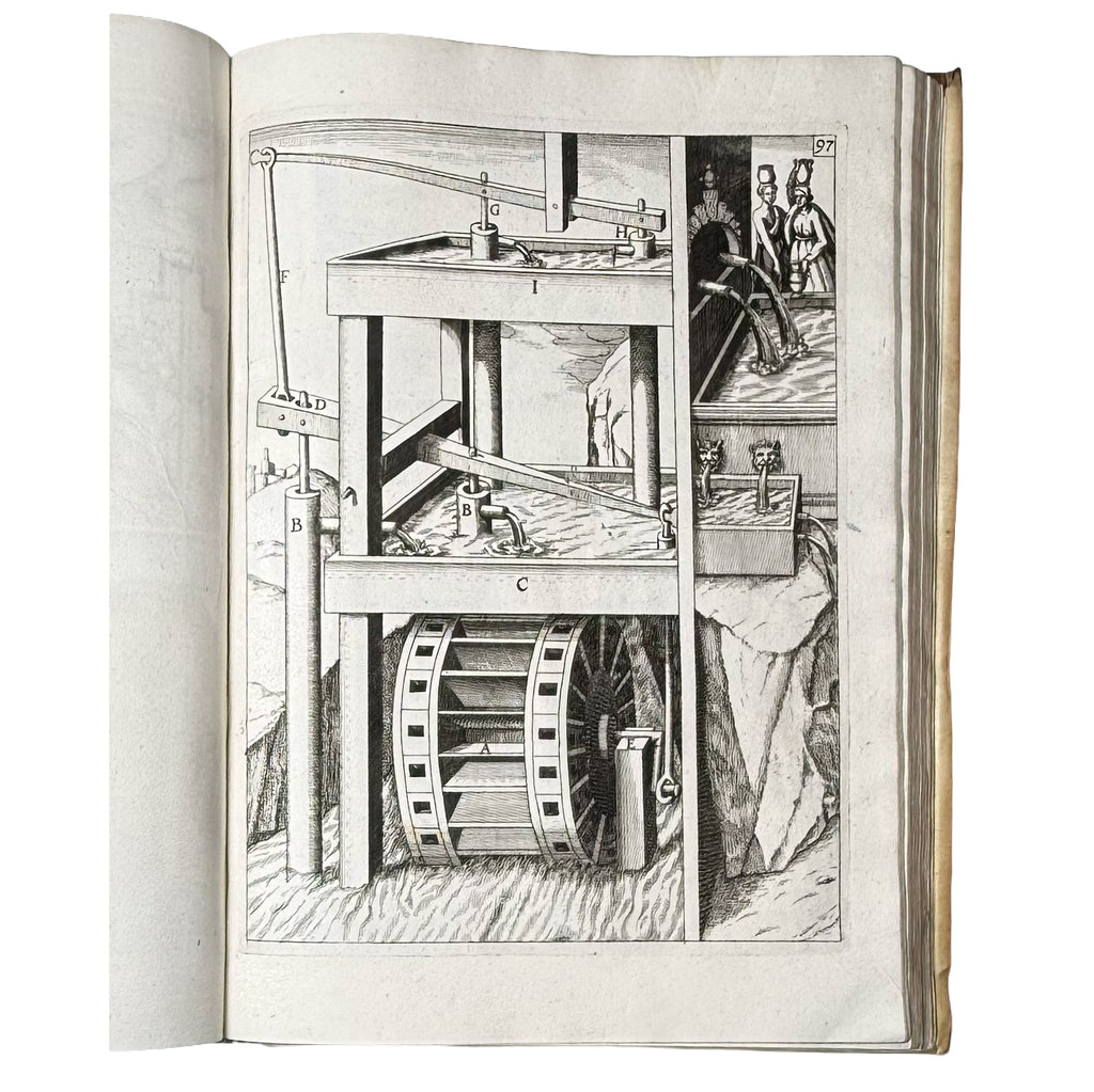 Theatrum Machinarum Novum by Böckler, Georg Andreas: a rare surviving image of the 1661 illustrated & decorative edition