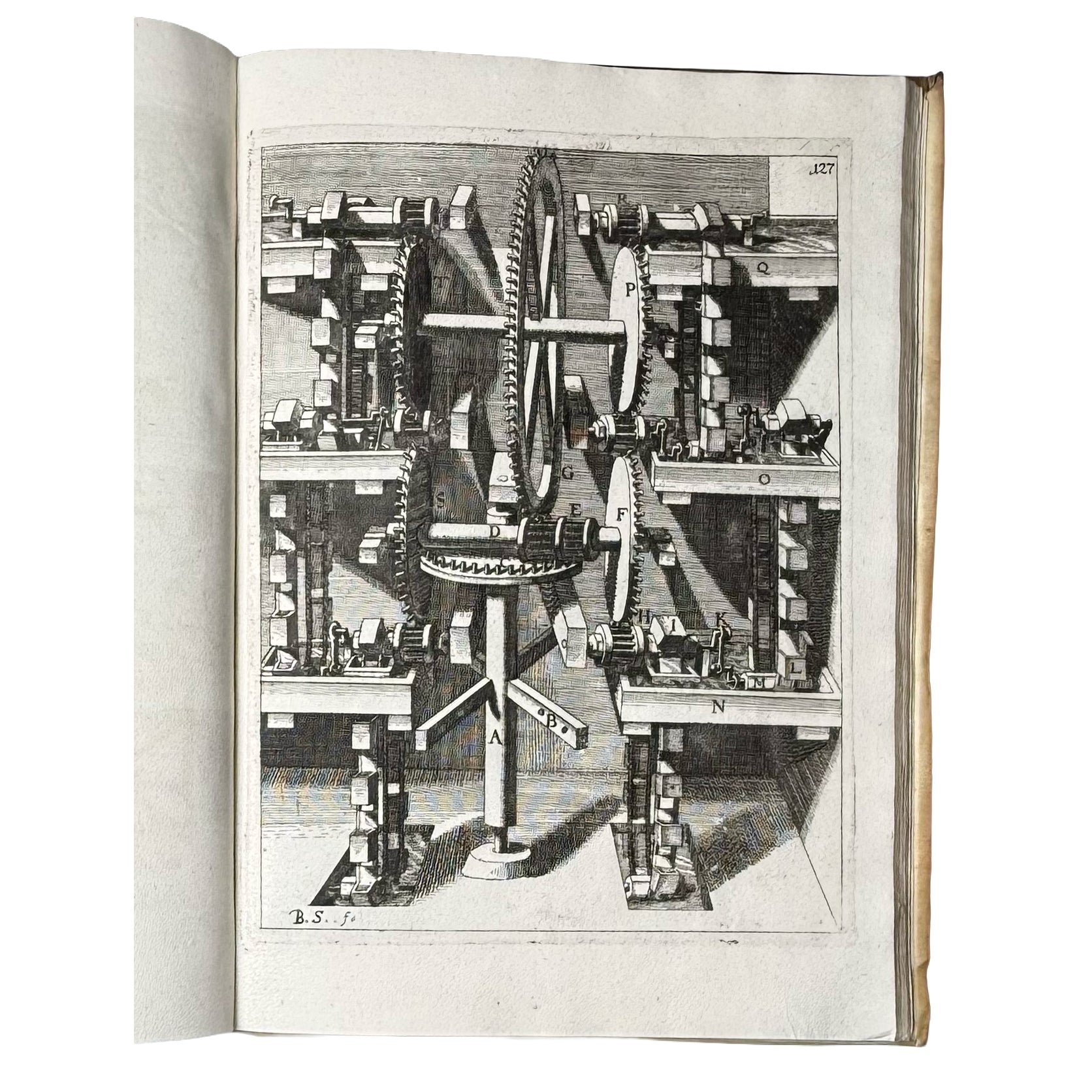 Theatrum Machinarum Novum by Böckler, Georg Andreas: an uncommon visual fragment of the 1661 illustrated & decorative piece