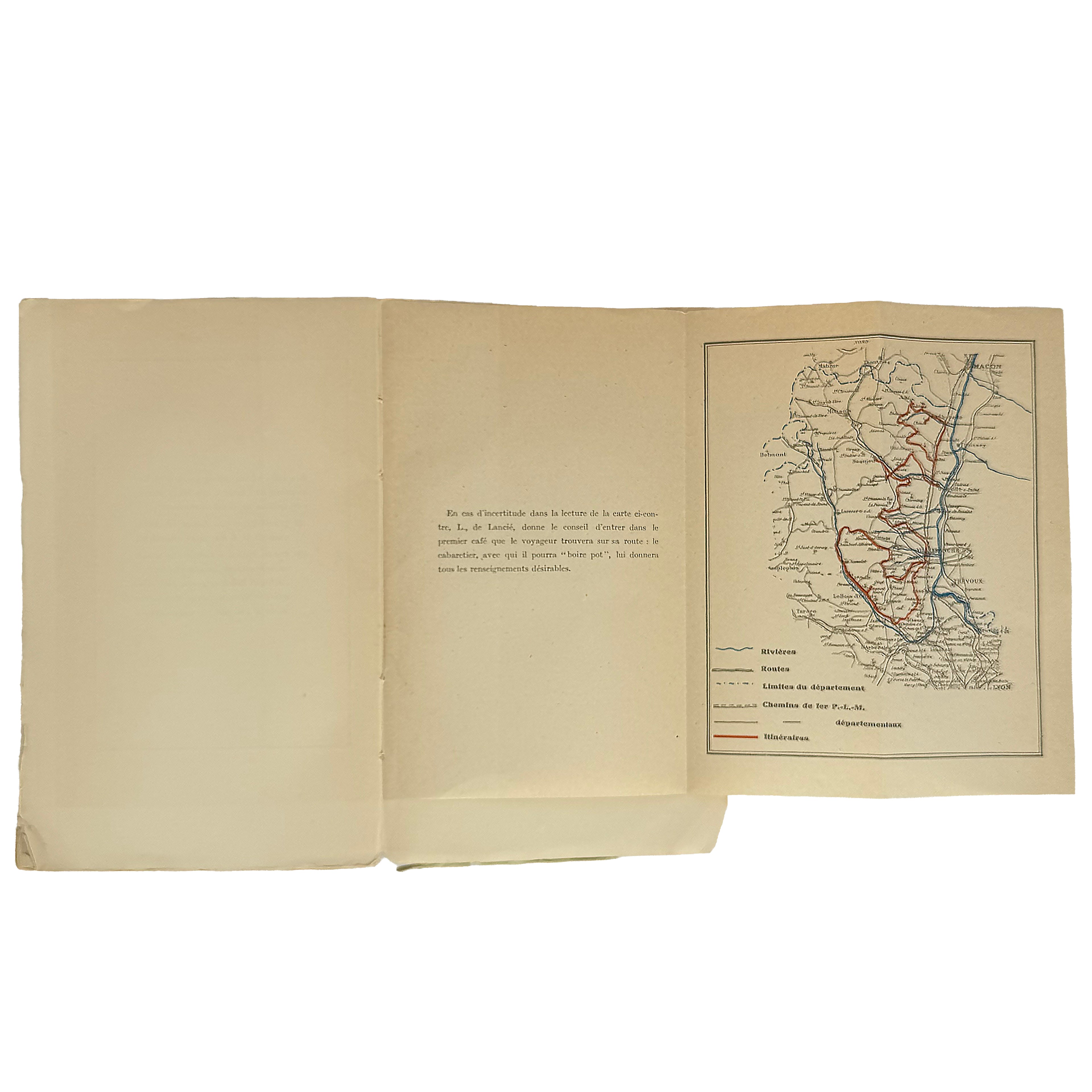 Le Pays et le Vin Beaujolais by Foillard, Léon; David, Tony: an uncommon visual fragment of the 1929 wine & viticulture copy