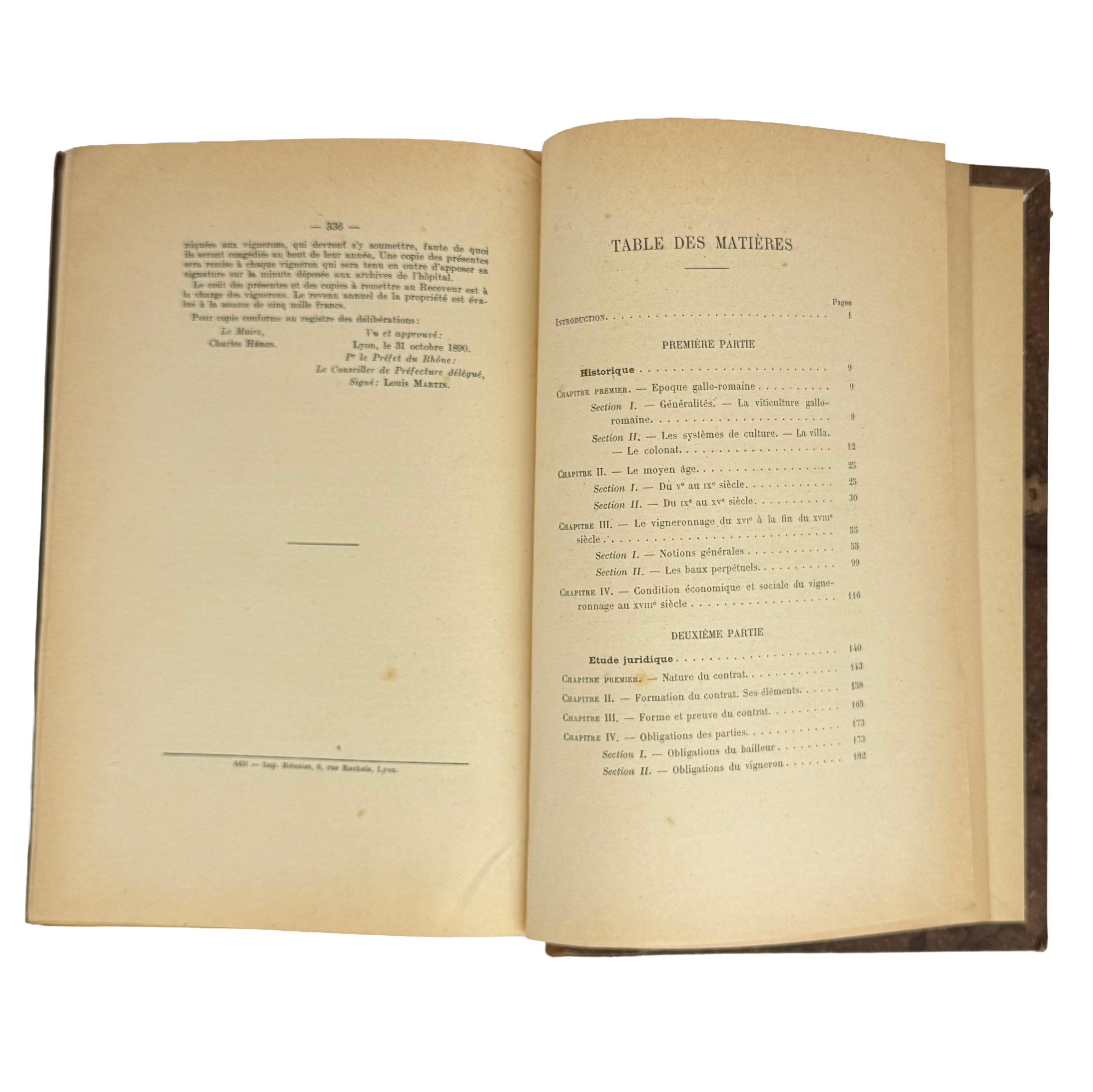 Le vigneronnage en Beaujolais by Myard, François: a noteworthy detail captured from the 1907 wine & viticulture treatise