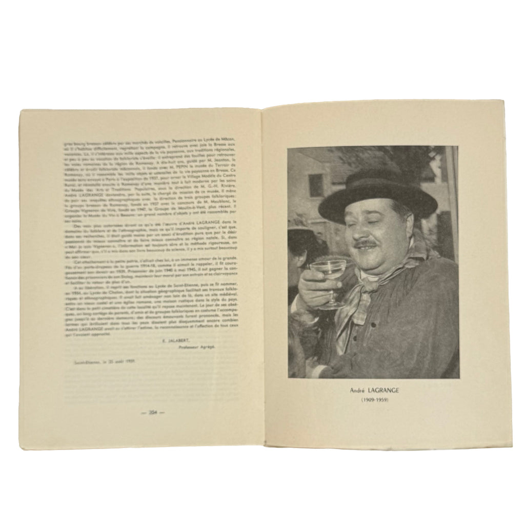 Moi, je suis Vigneron by Lagrange, André: an uncommon visual fragment of the 1960 wine & viticulture text