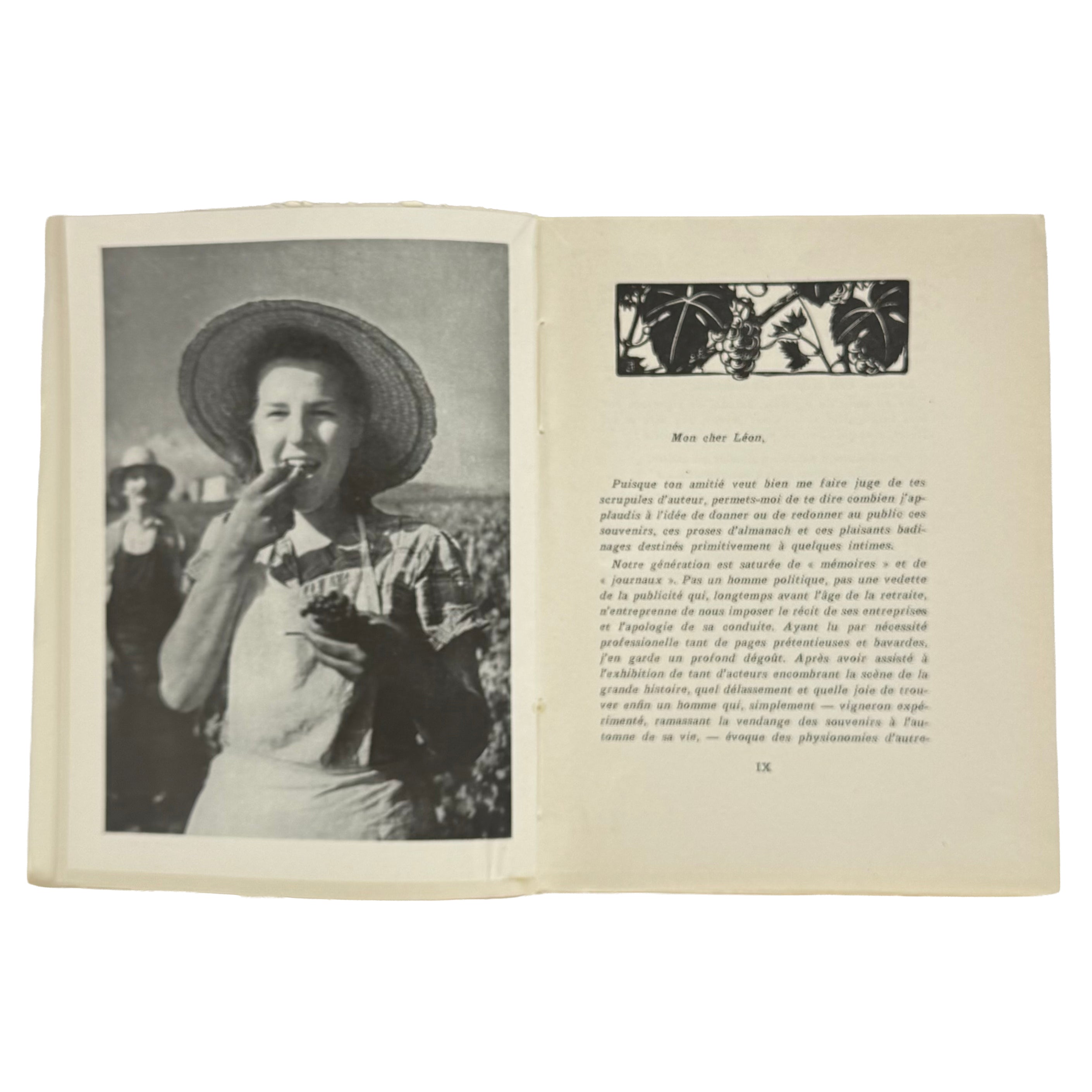 Le Vin de nos Vignes by Foillard, Léon: an exceptional example from the 1950 wine & viticulture printed work
