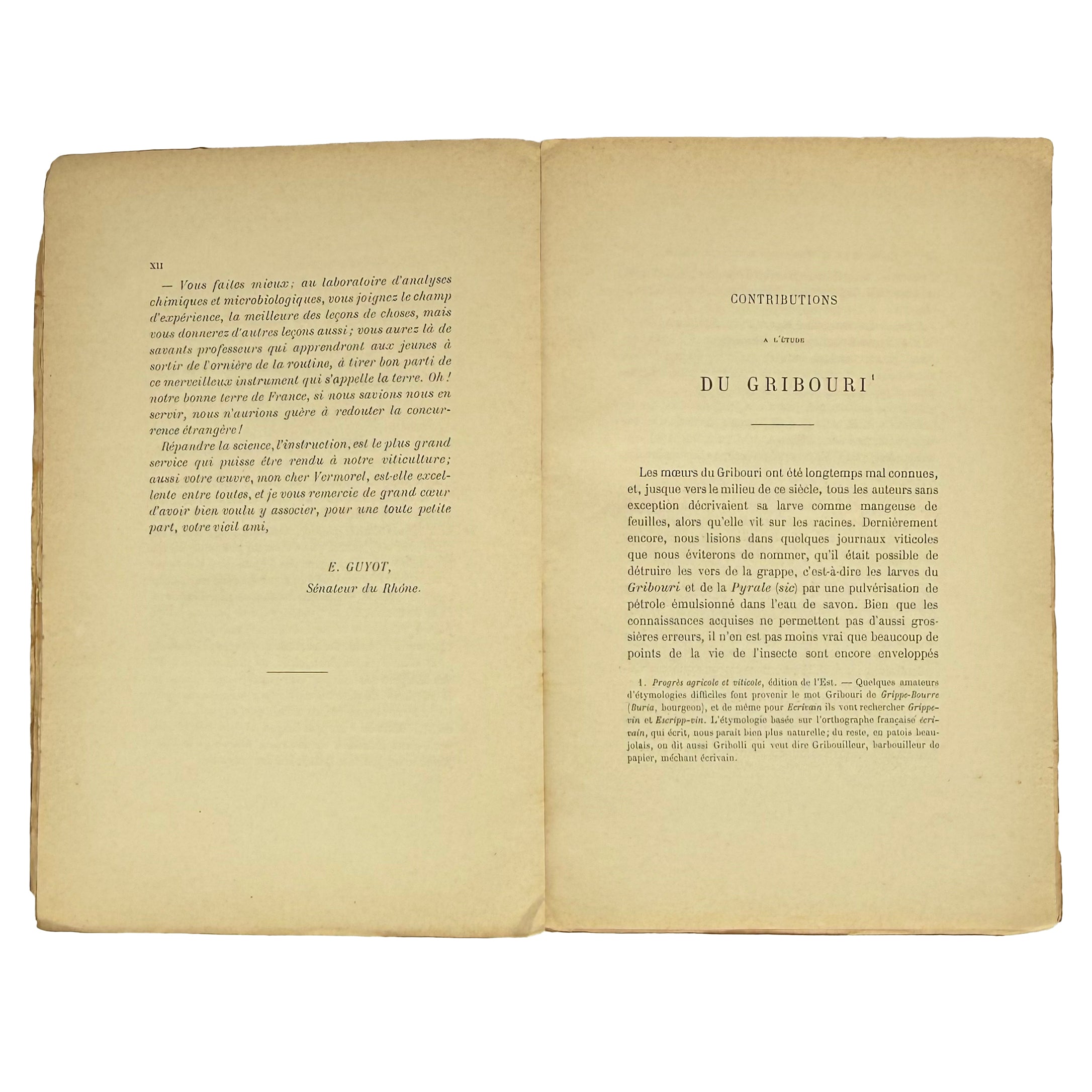 Revue trimestrielle de la Station Viticole de Villefranche (Rhône) by Vermorel, Victor: a finely chosen detail from the 1890 wine & viticulture treatise