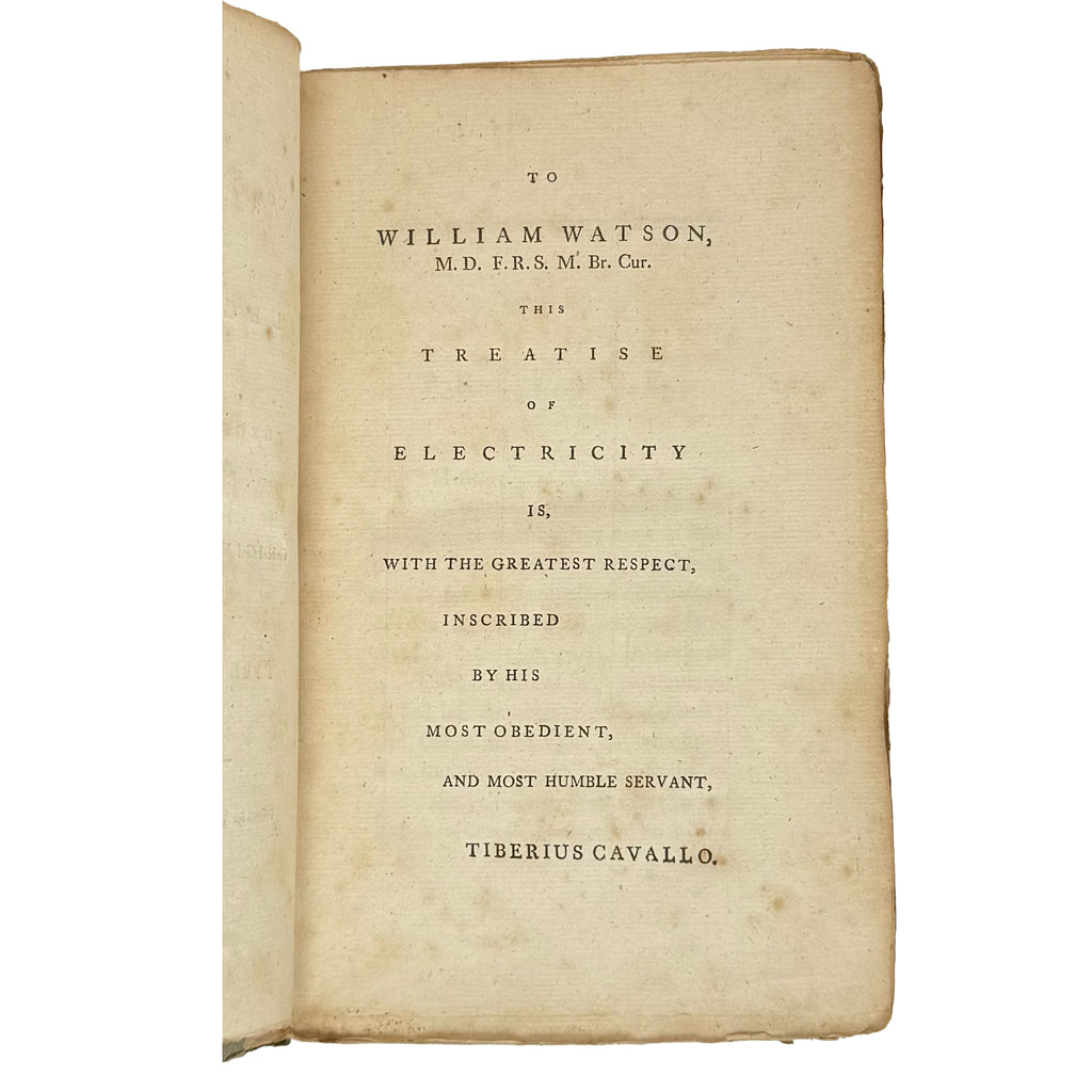 A complete treatise of electricity in theory and practice