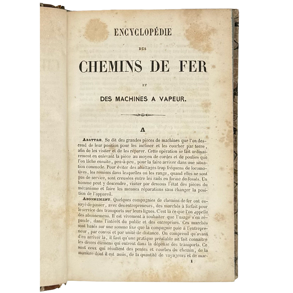 Encyclopédie des chemins de fer et des machines a vapeur