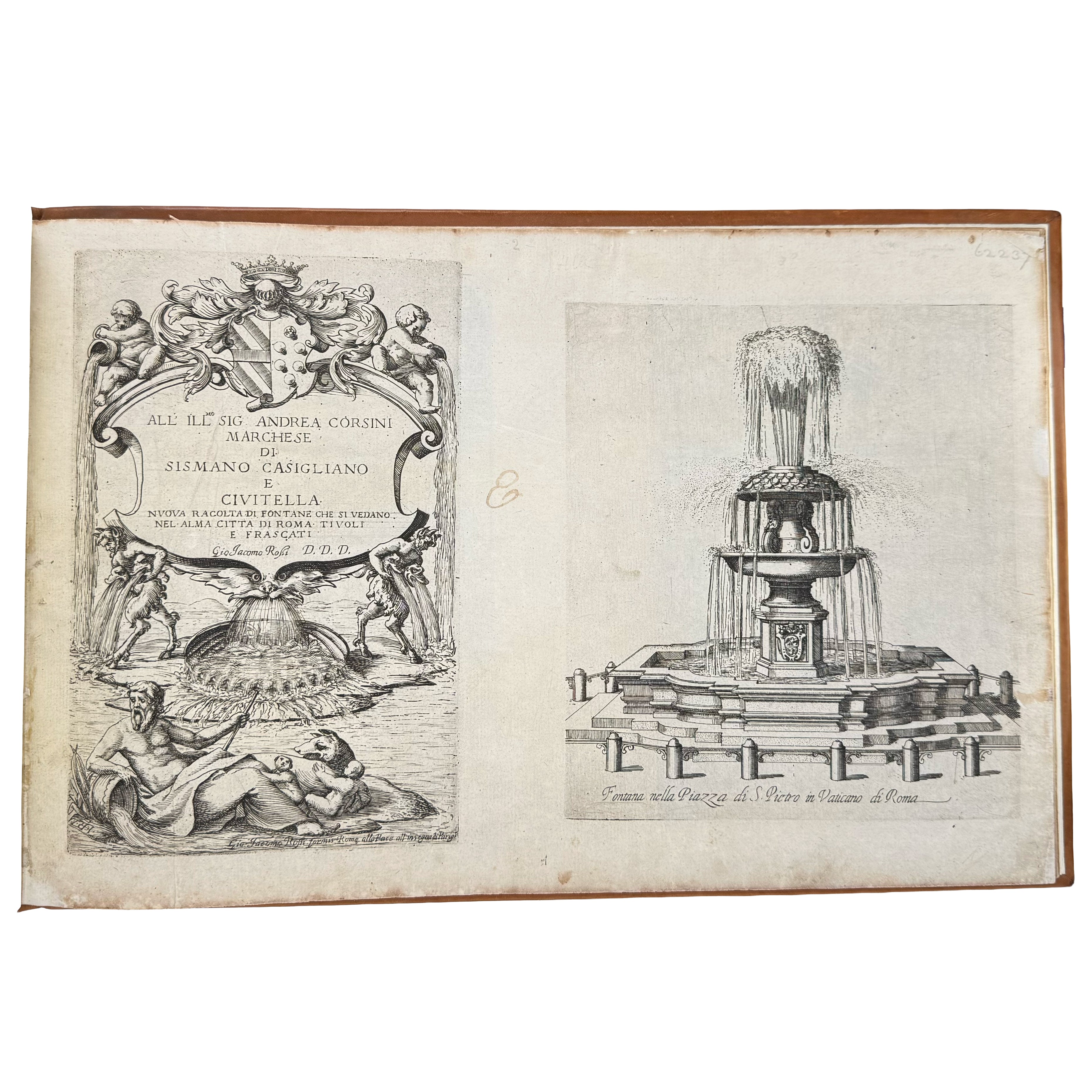 Nuova racolta di fontane by Maggi, Giovanni: a distinctive element from the 1645 illustrated wonders piece