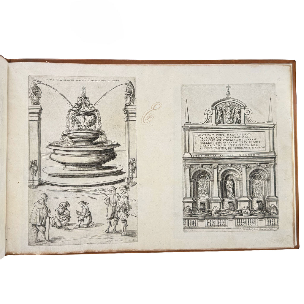 Nuova racolta di fontane by Maggi, Giovanni: a selected plate showing the 1645 illustrated wonders copy