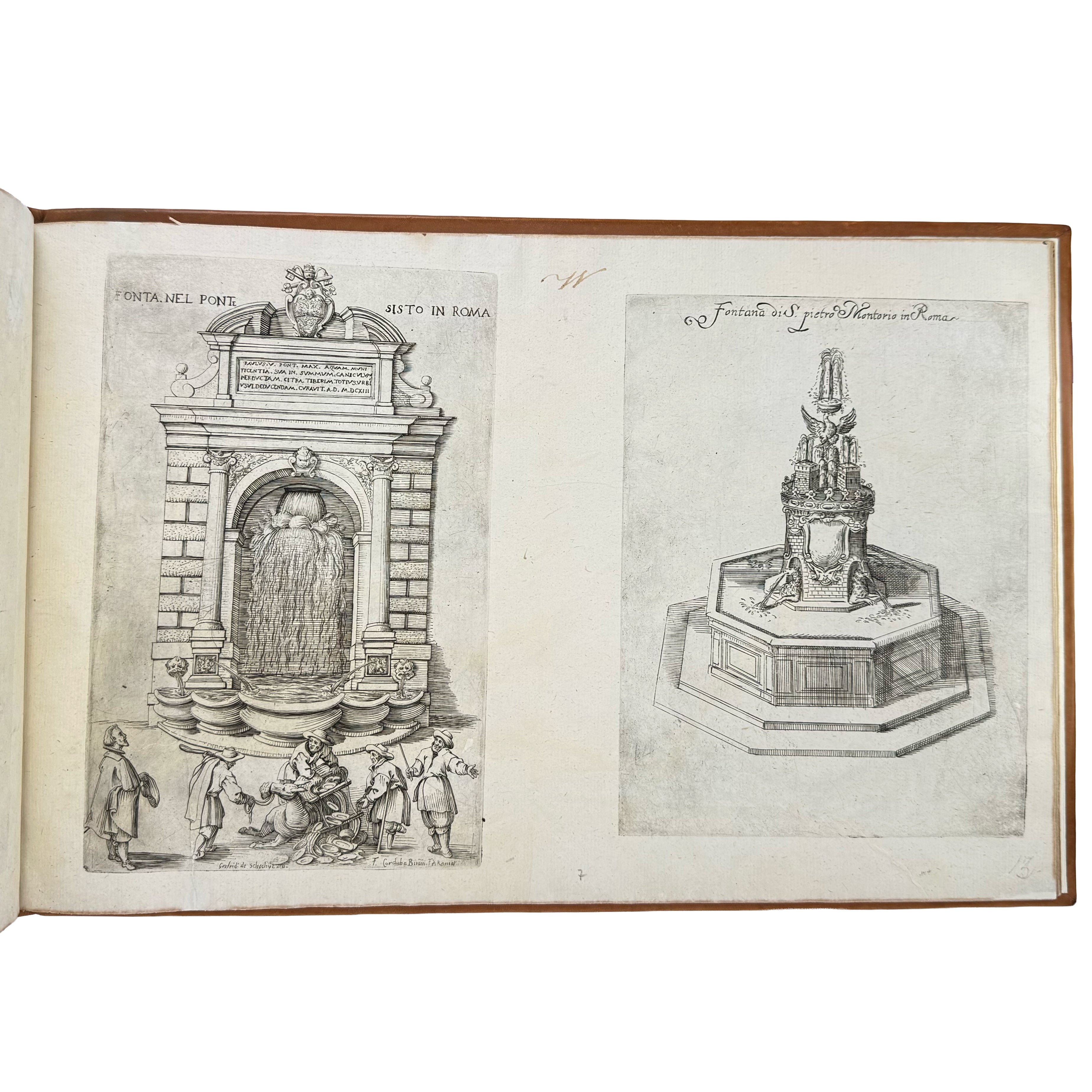 Nuova racolta di fontane by Maggi, Giovanni: a selected plate showing the 1645 illustrated wonders edition