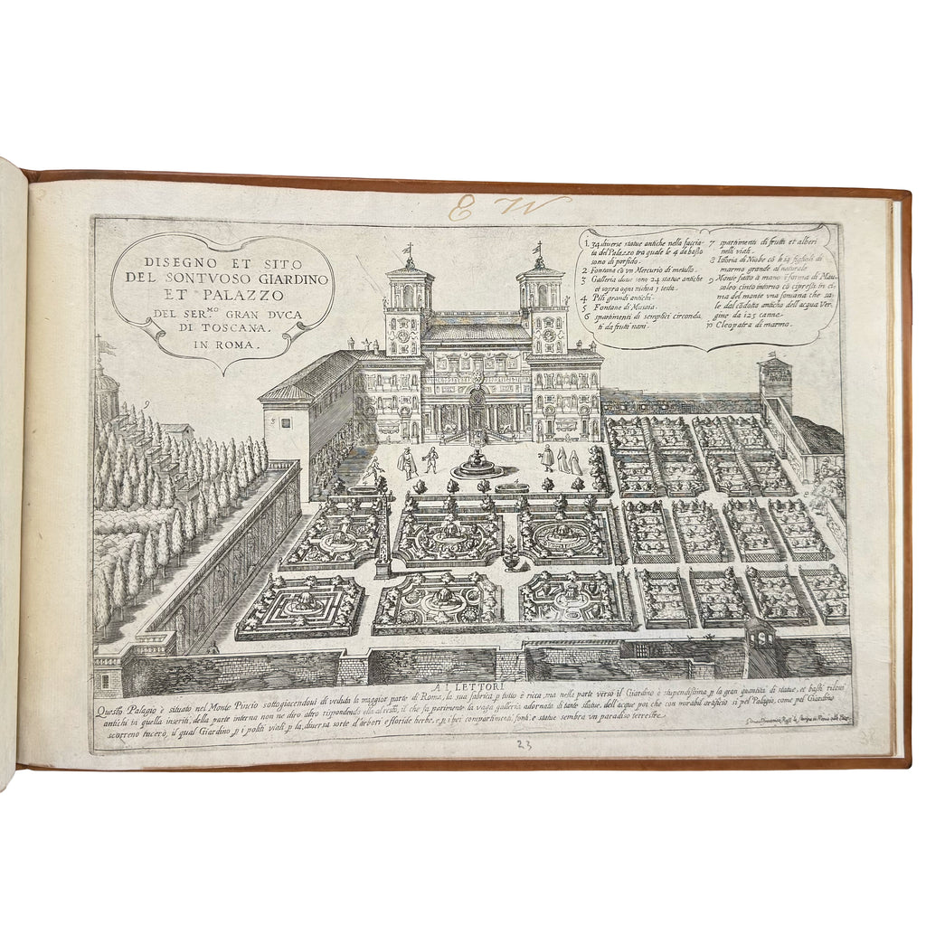 Nuova racolta di fontane by Maggi, Giovanni: a distinctive element from the 1645 illustrated wonders publication