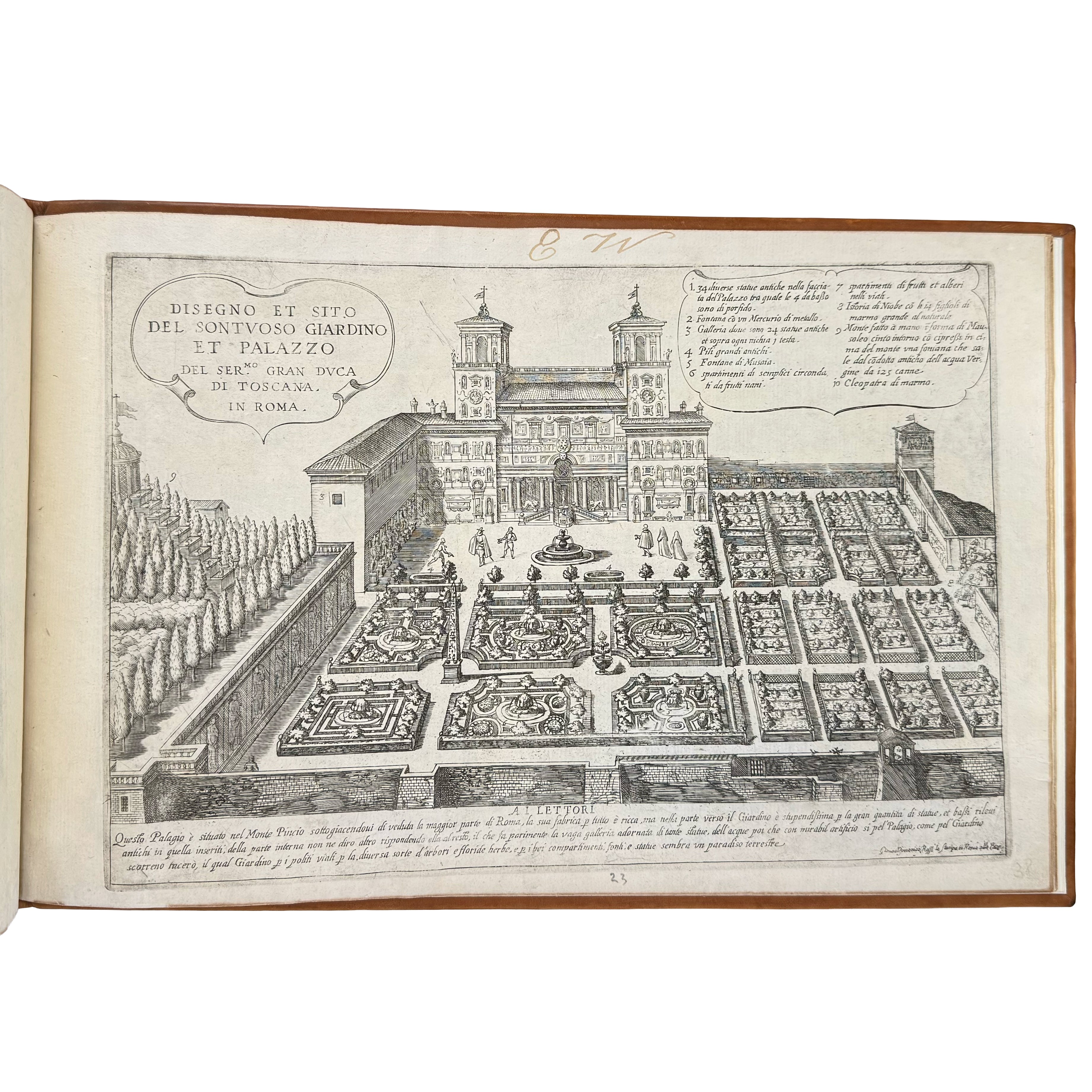 Nuova racolta di fontane by Maggi, Giovanni: a distinctive element from the 1645 illustrated wonders publication