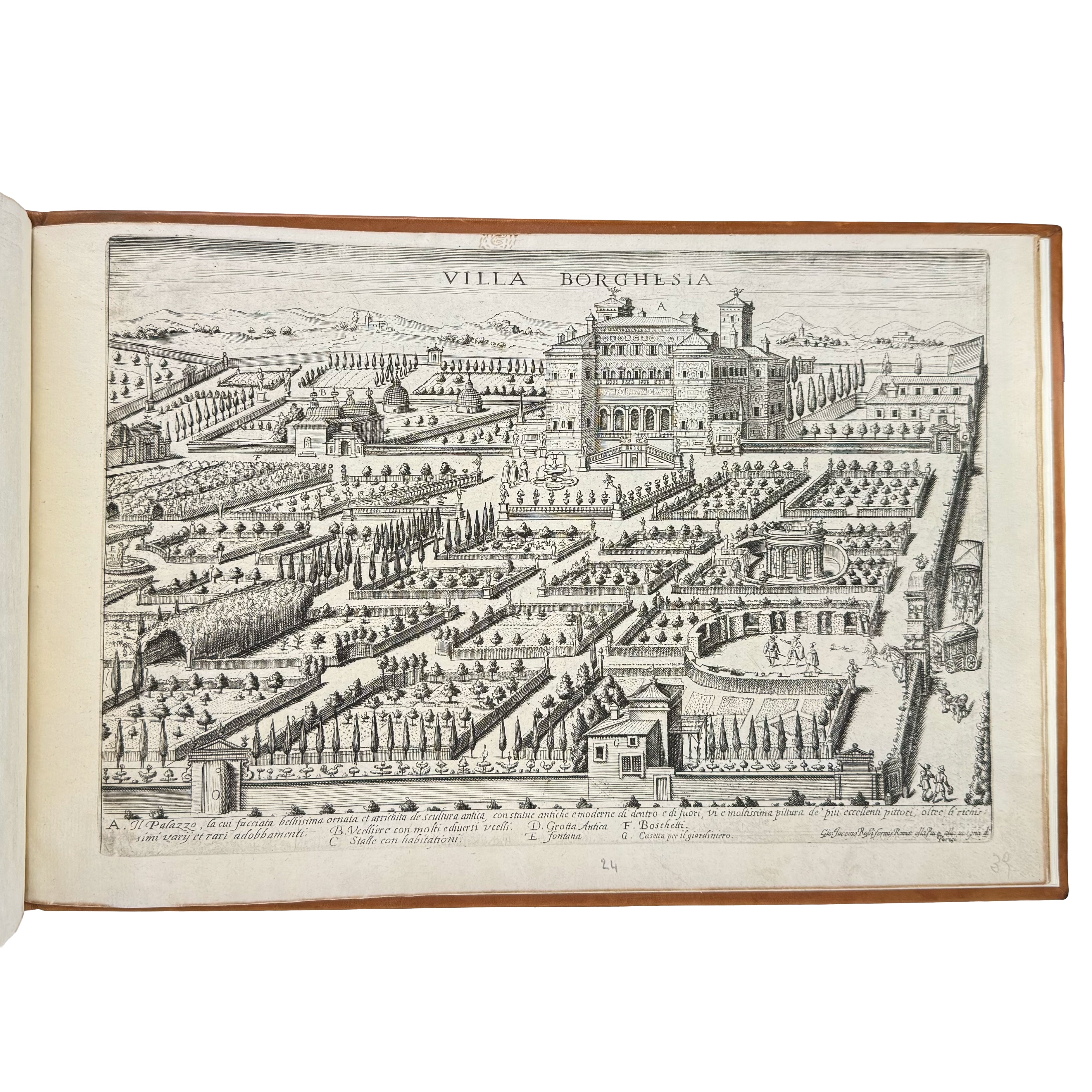 Nuova racolta di fontane by Maggi, Giovanni: a finely preserved portion of the 1645 illustrated wonders publication