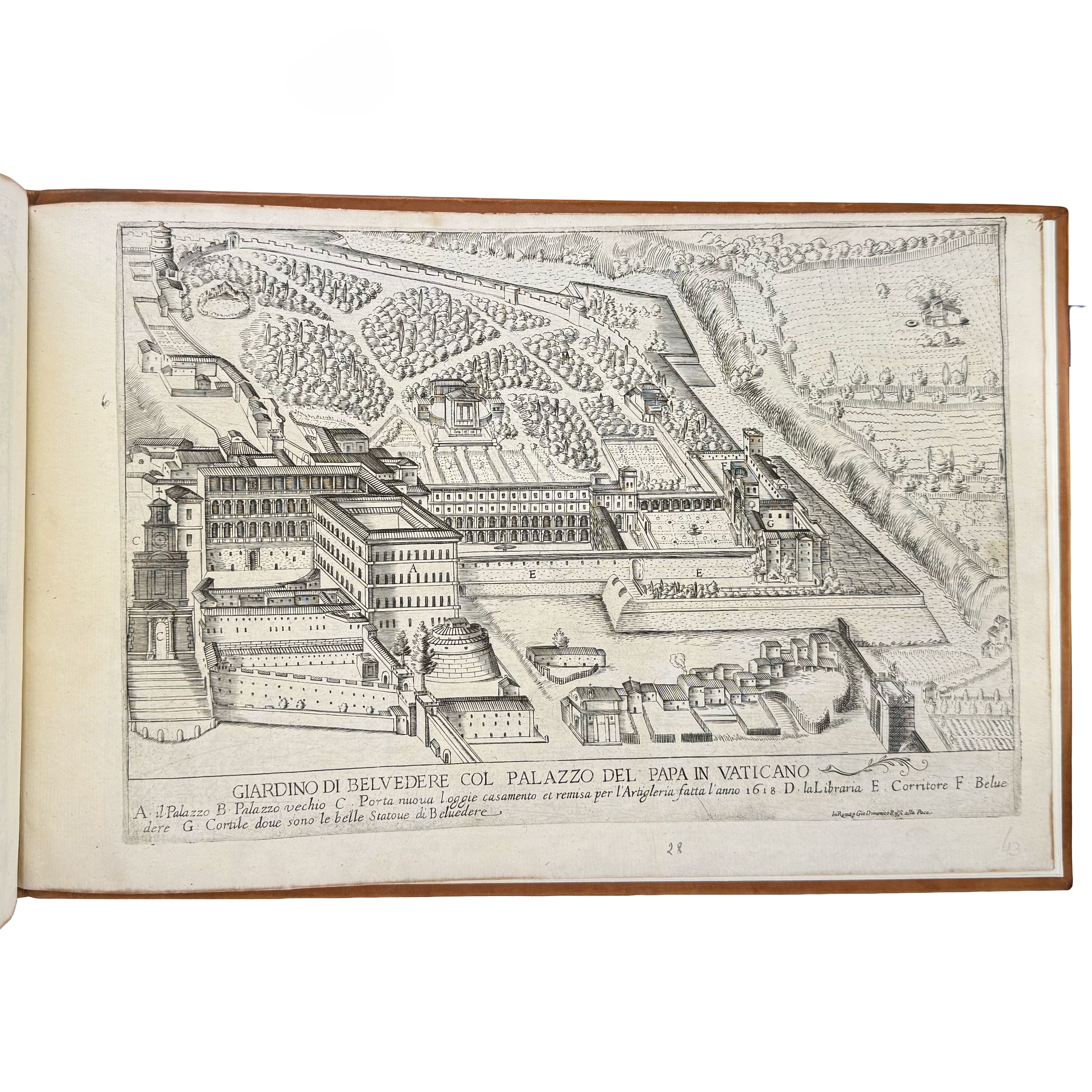 Nuova racolta di fontane by Maggi, Giovanni: a carefully chosen vignette of the 1645 illustrated wonders publication