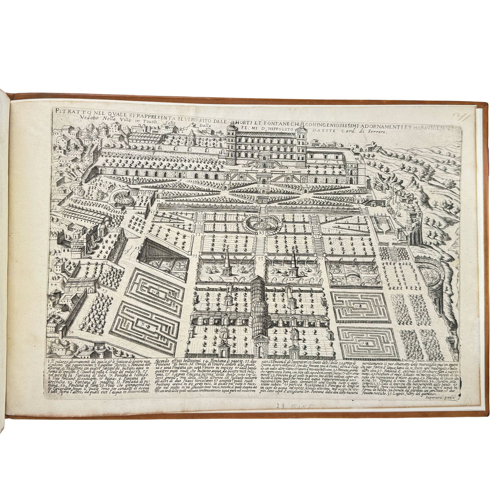 Nuova racolta di fontane by Maggi, Giovanni: a scarce visual specimen of the 1645 illustrated wonders printed work