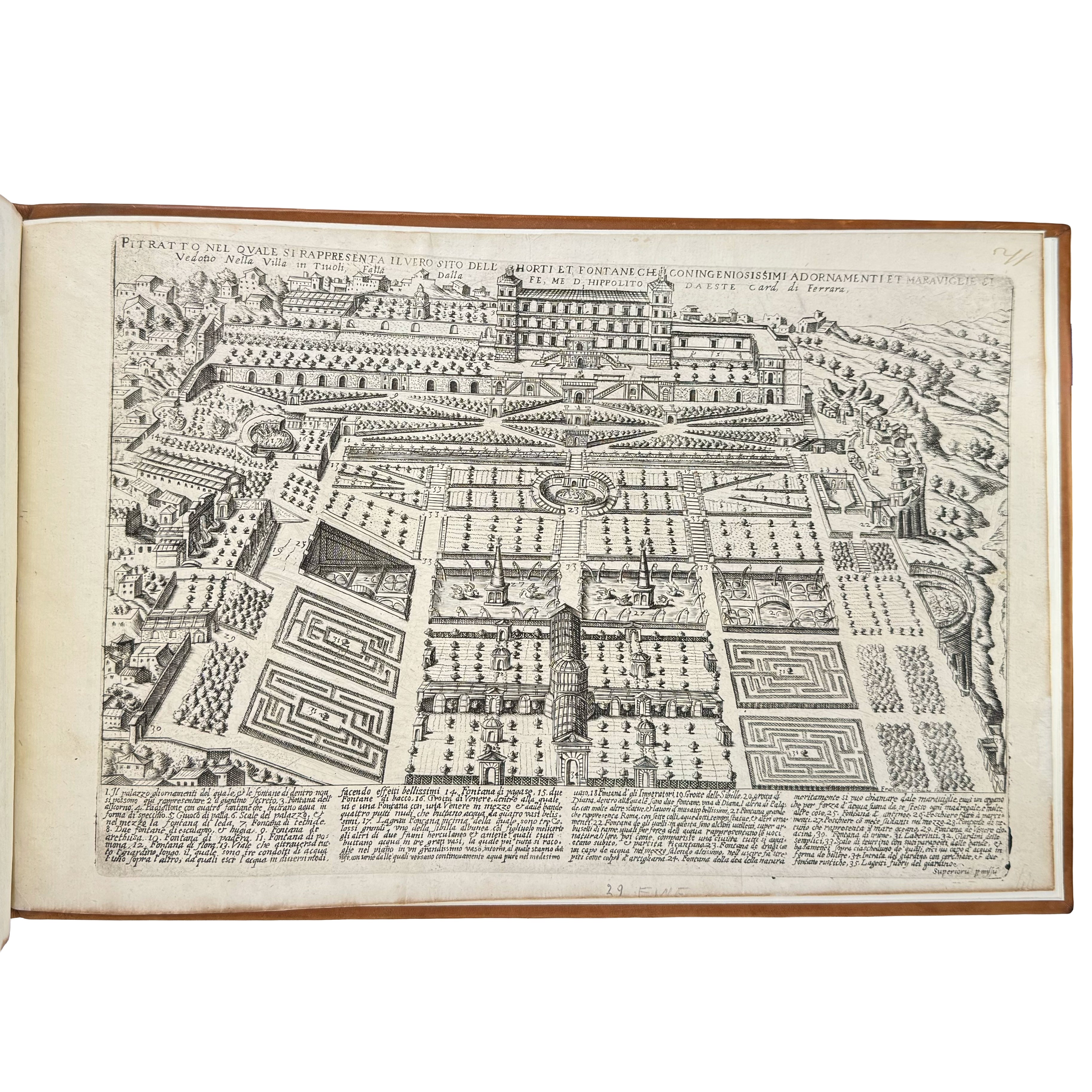 Nuova racolta di fontane by Maggi, Giovanni: a scarce visual specimen of the 1645 illustrated wonders printed work
