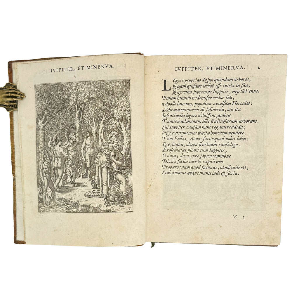 Fabulae centum ex antiquis auctoribus delectae by Faerno, Gabriele: a scarce visual specimen of the 1564 illustrated & decorative treatise
