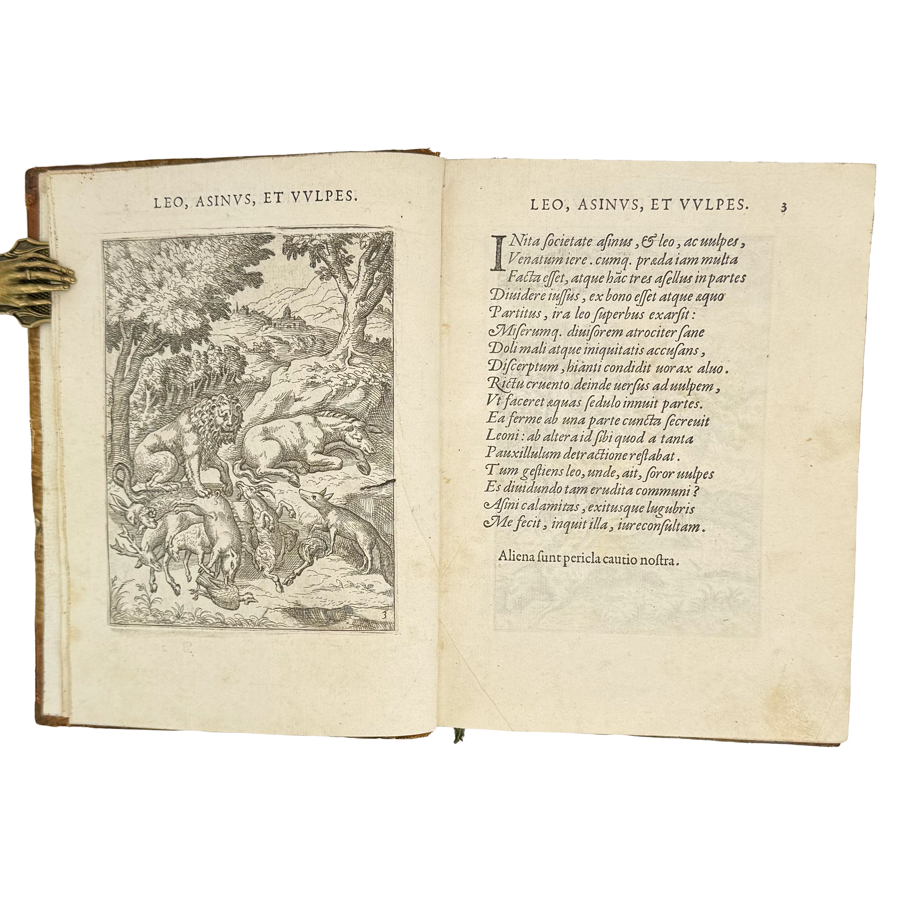 Fabulae centum ex antiquis auctoribus delectae by Faerno, Gabriele: a precious visual instance of the 1564 illustrated & decorative printed work