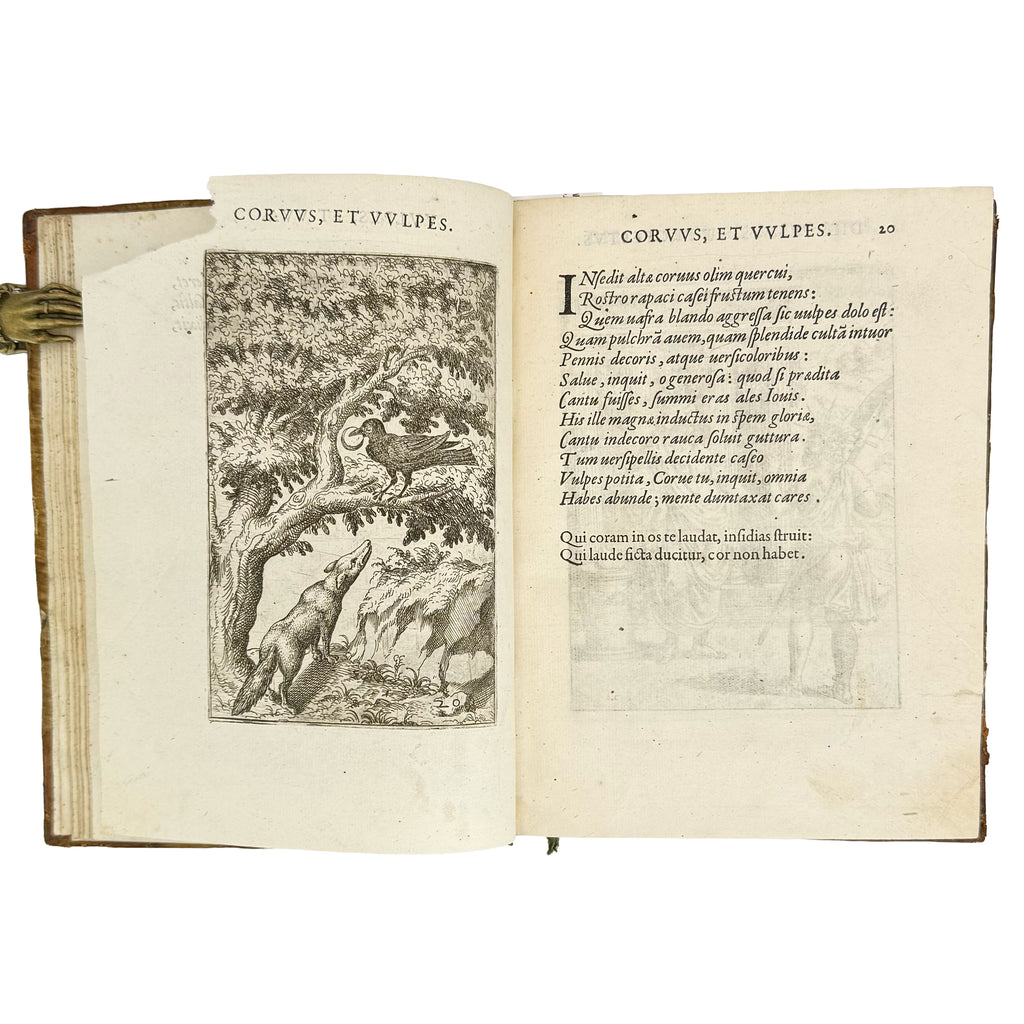 Fabulae centum ex antiquis auctoribus delectae by Faerno, Gabriele: a selected plate showing the 1564 illustrated & decorative printed work