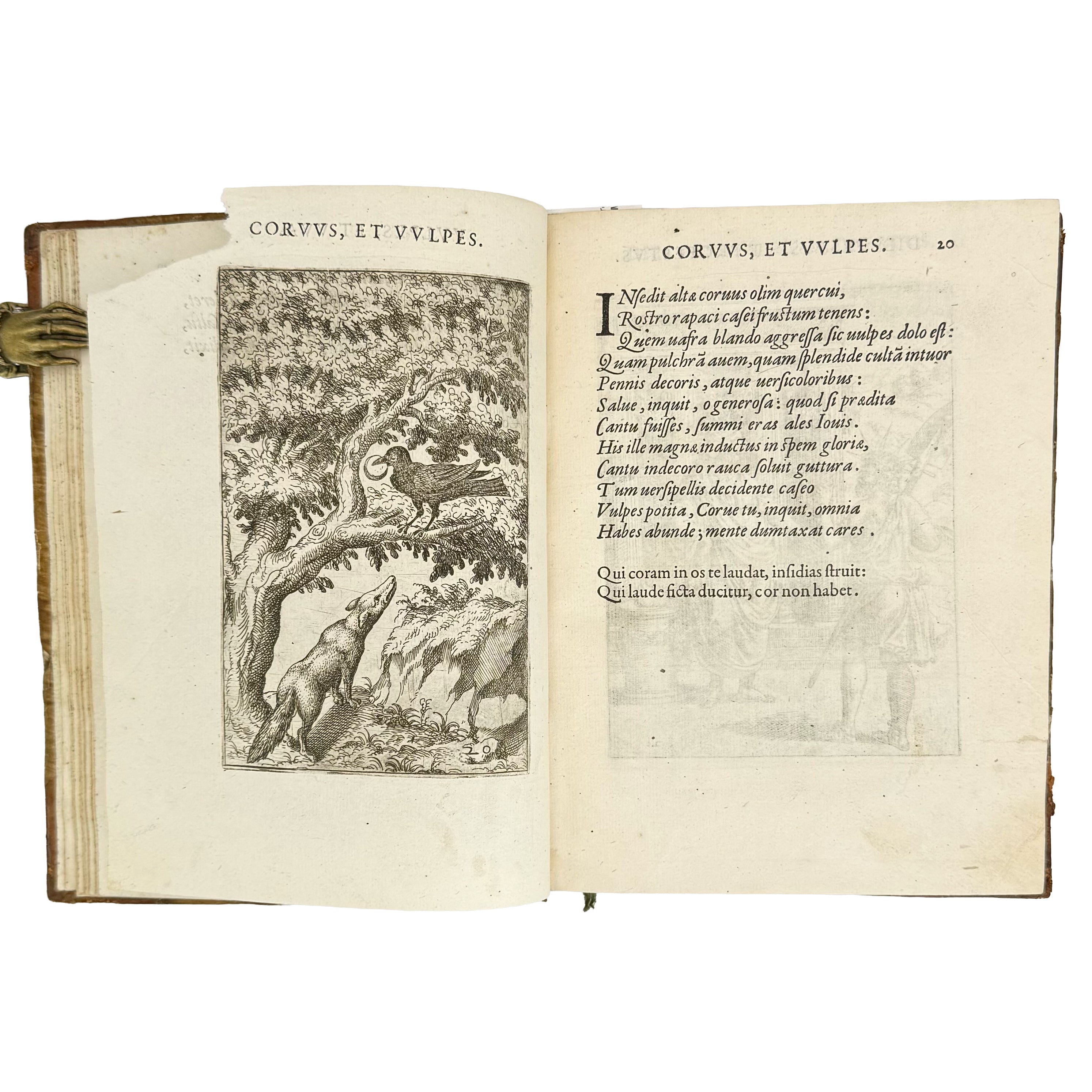 Fabulae centum ex antiquis auctoribus delectae by Faerno, Gabriele: a selected plate showing the 1564 illustrated & decorative printed work