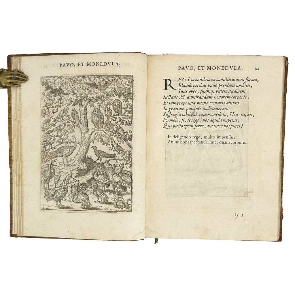 Fabulae centum ex antiquis auctoribus delectae by Faerno, Gabriele: a rare visual excerpt of the 1564 illustrated & decorative treatise