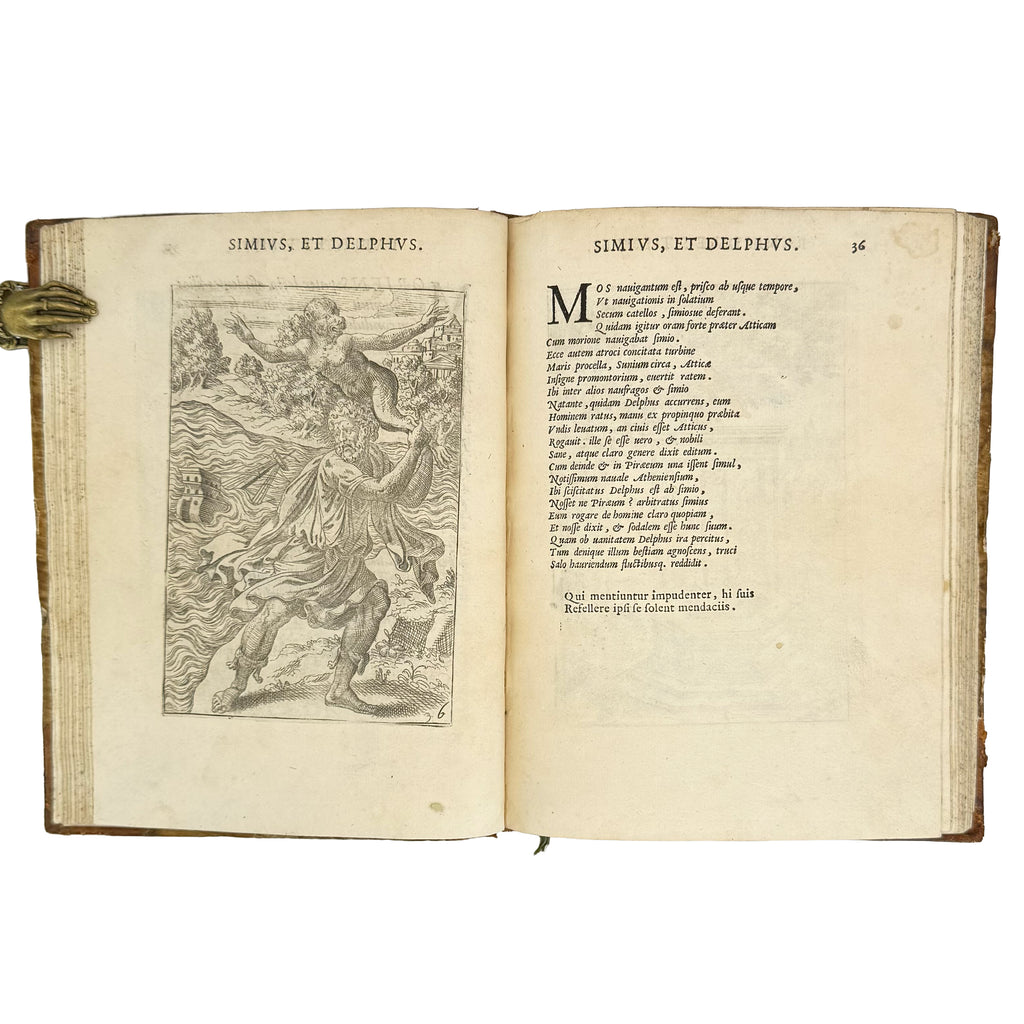 Fabulae centum ex antiquis auctoribus delectae by Faerno, Gabriele: a rare visual excerpt of the 1564 illustrated & decorative exemplar