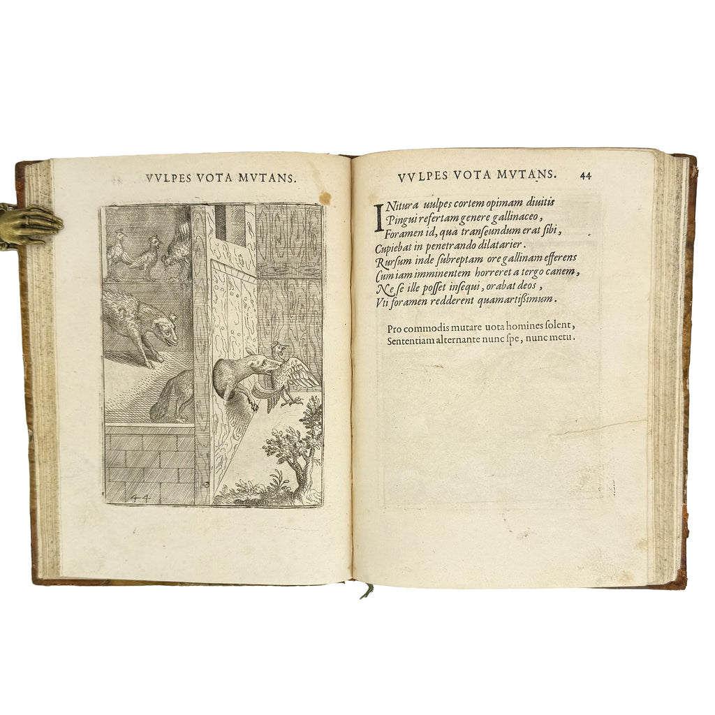 Fabulae centum ex antiquis auctoribus delectae by Faerno, Gabriele: an exceptional example from the 1564 illustrated & decorative printed work