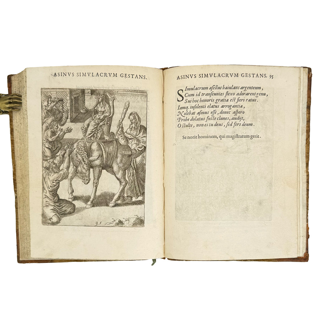Fabulae centum ex antiquis auctoribus delectae by Faerno, Gabriele: a rare visual excerpt of the 1564 illustrated & decorative volume