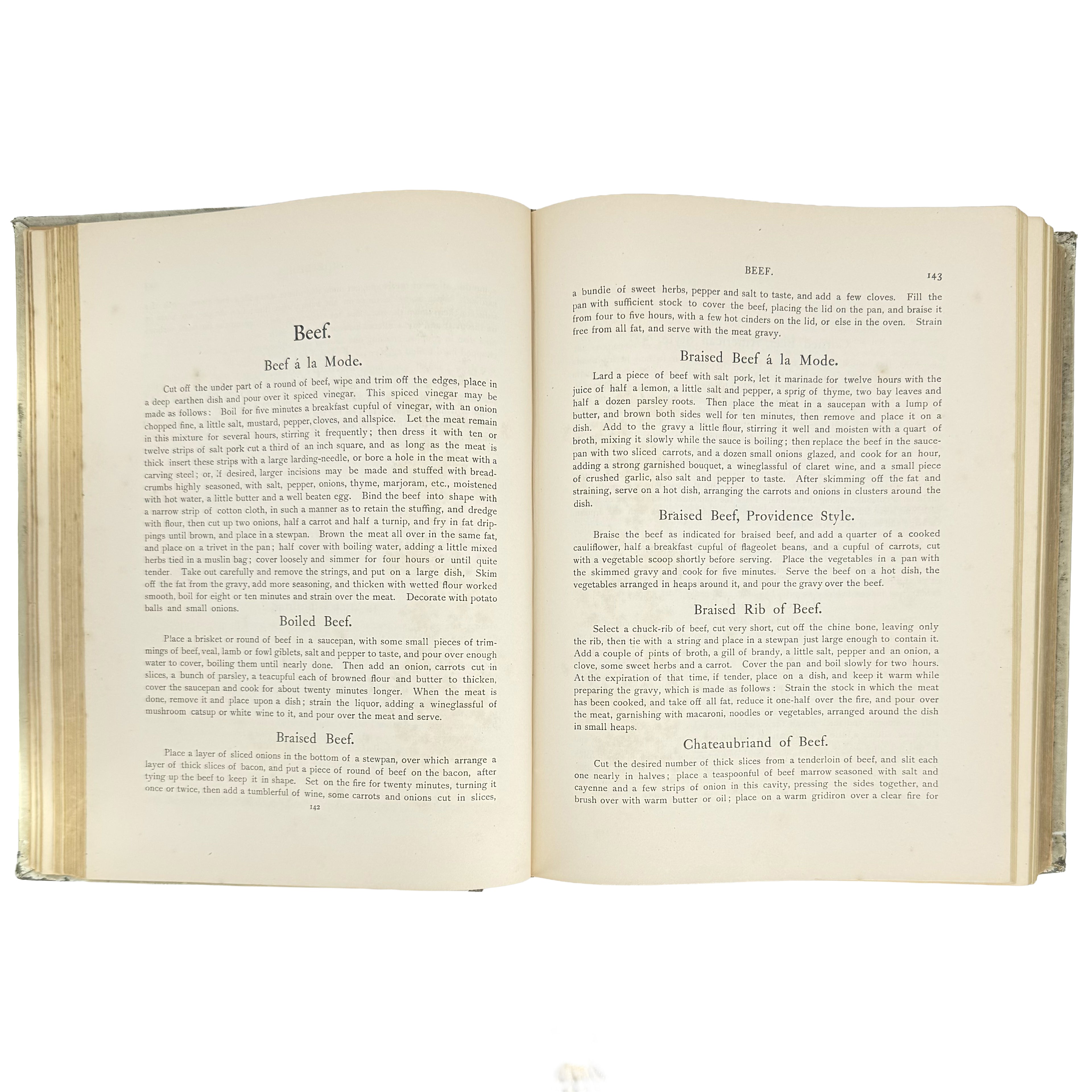 The cook book by "Oscar" of the Waldorf. by Tschirky, Oscar: a finely chosen detail from the 1896 gastronomy & pleasures publication