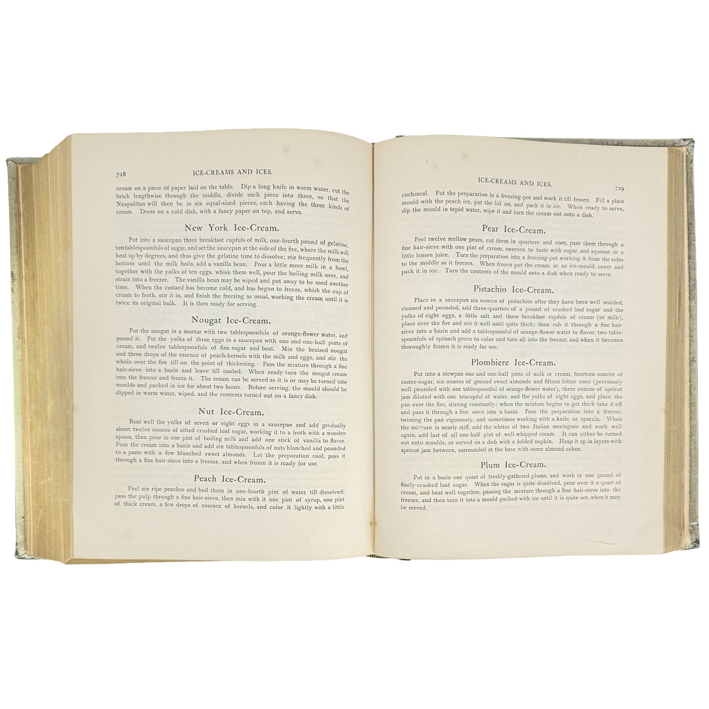 The cook book by "Oscar" of the Waldorf. by Tschirky, Oscar: a selected plate showing the 1896 gastronomy & pleasures treatise