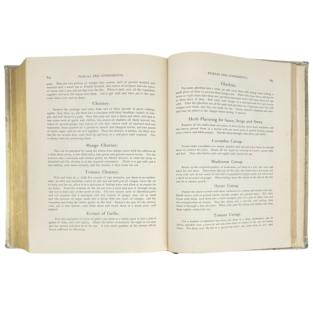 The cook book by "Oscar" of the Waldorf. by Tschirky, Oscar: a scarce illustrative detail of the 1896 gastronomy & pleasures printed work