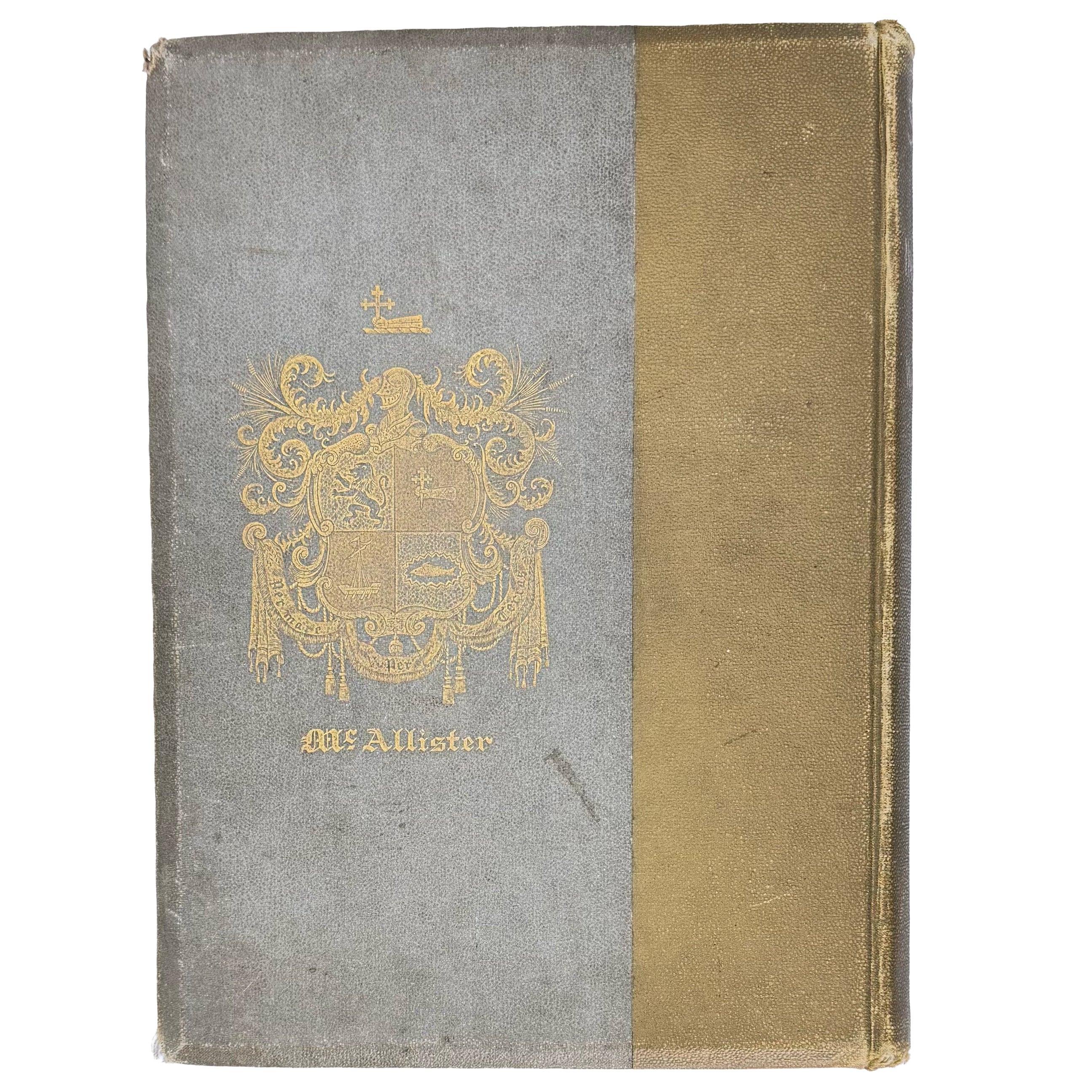 Society as I have found it by McAllister, Ward: a scarce visual specimen of the 1890 gastronomy & pleasures volume