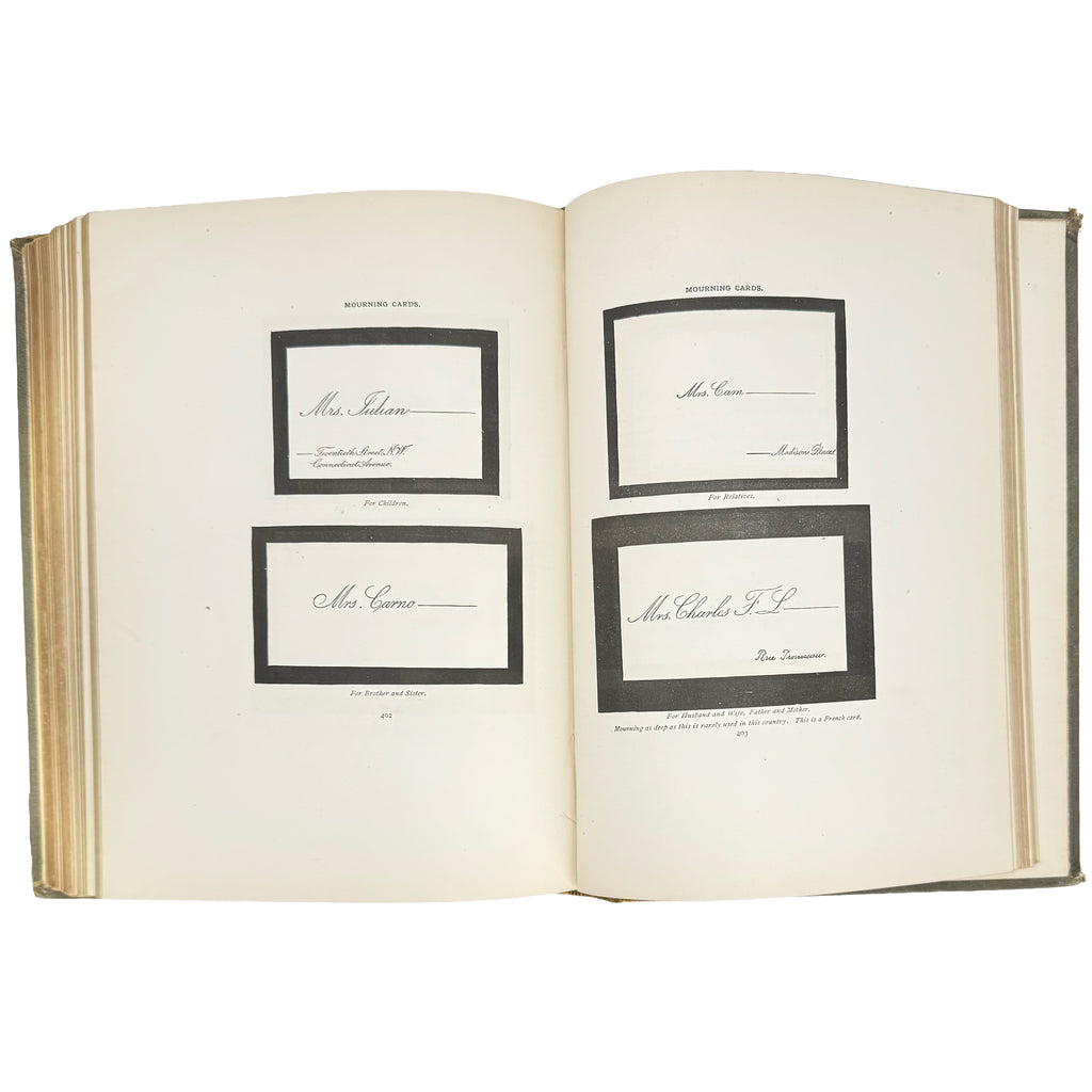 Society as I have found it by McAllister, Ward: an exquisite selection from the 1890 gastronomy & pleasures piece