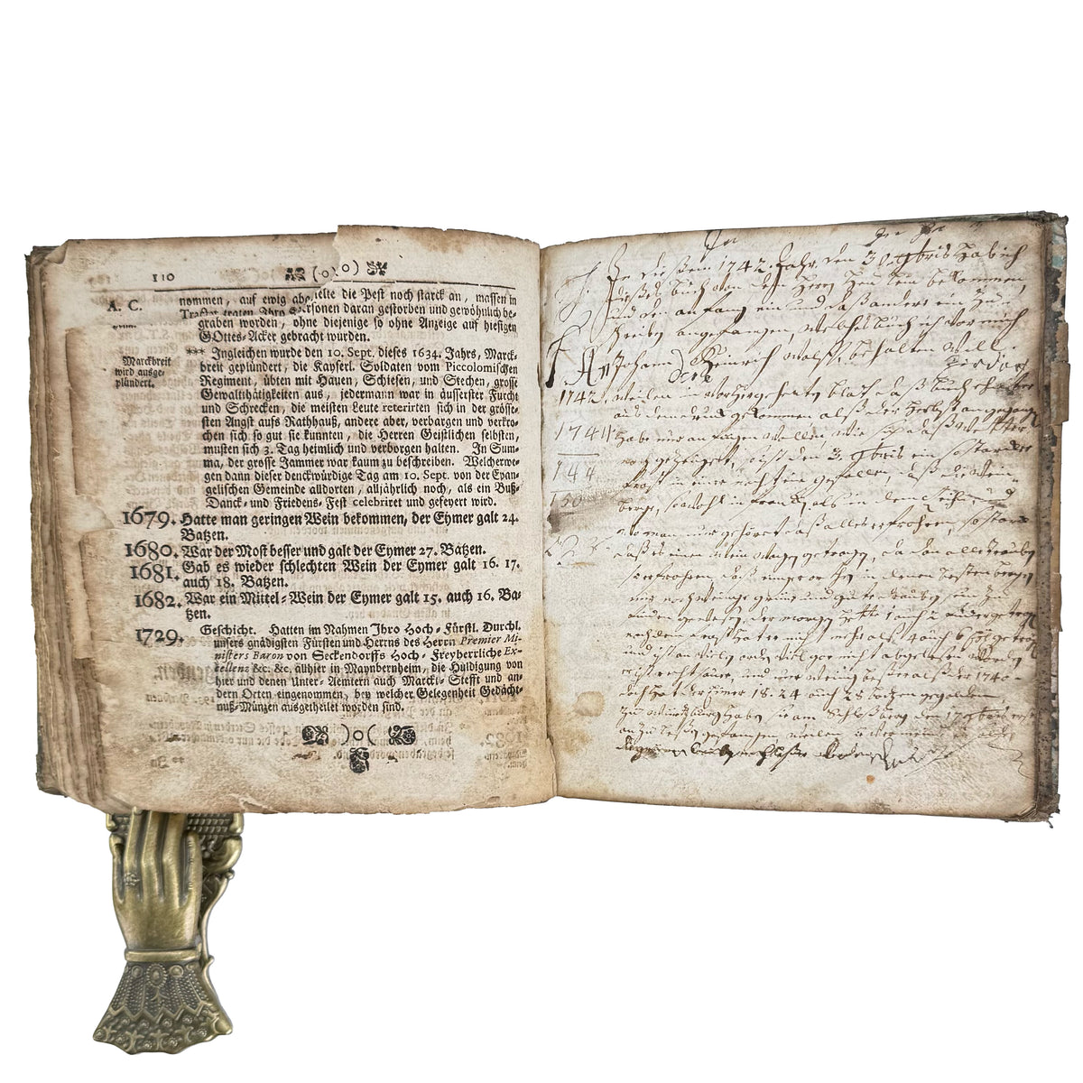 Jahrbuch alter und neuer Nachrichten oder historische Beschreibung by Häulen, Conrad Caspar: a rare glimpse into the 1743 wine & viticulture volume