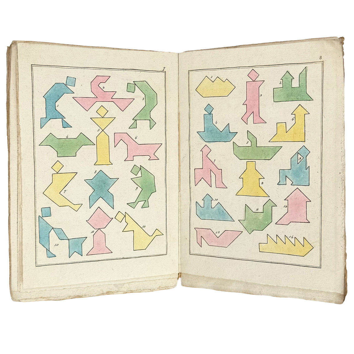 Al gioco cinese chiamato il Rompicapo by Anonymous (attr. Giraud, Giovanni): a rare visual excerpt of the 1818 illustrated wonders treatise