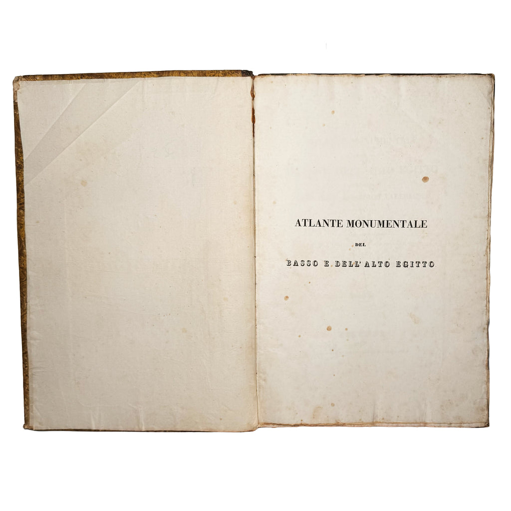 Atlante monumentale del Basso e dell'Alto Egitto by Segato, Girolamo; Valeriani, Domenico: a finely preserved portion of the 1837 illustrated wonders copy