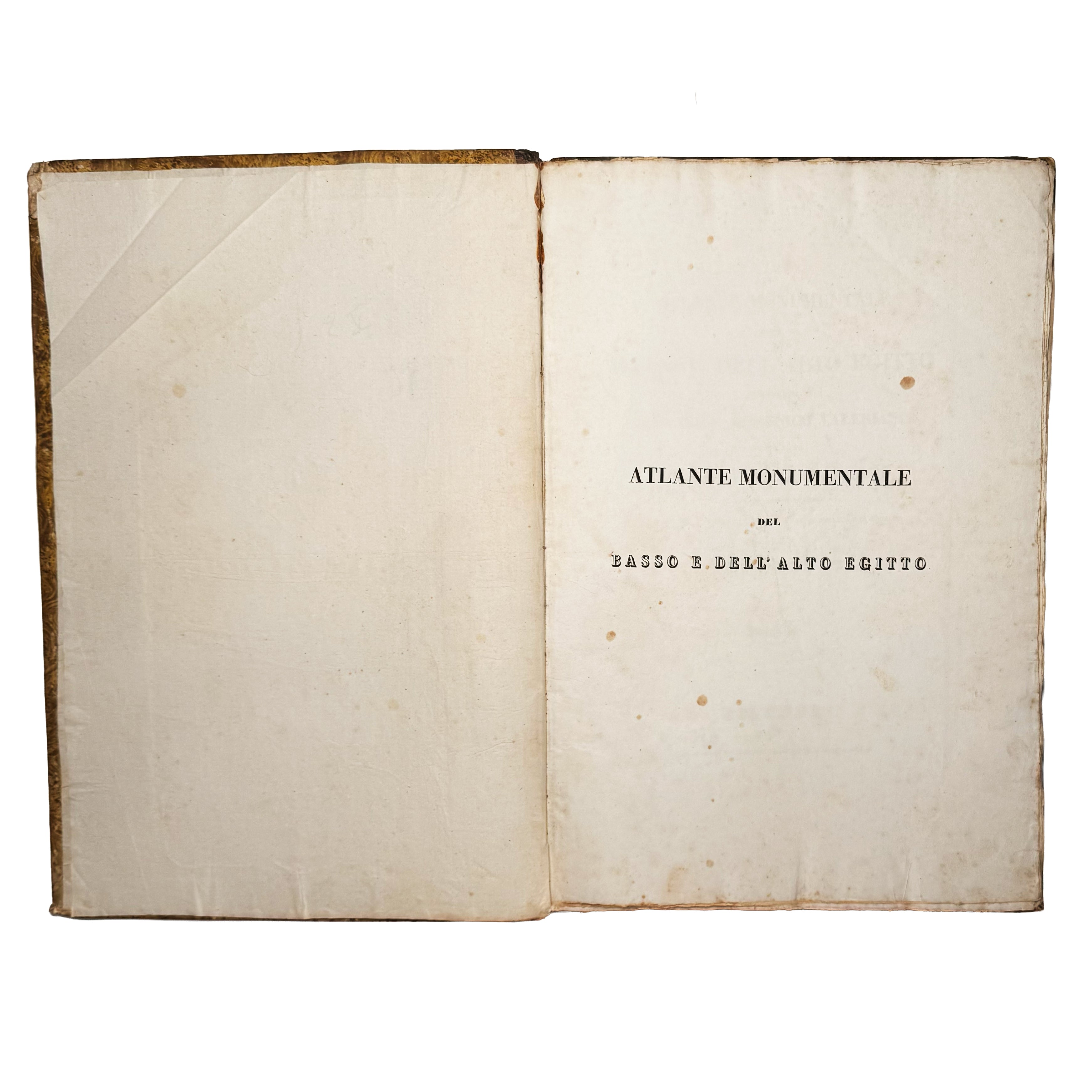 Atlante monumentale del Basso e dell'Alto Egitto by Segato, Girolamo; Valeriani, Domenico: a finely preserved portion of the 1837 illustrated wonders copy
