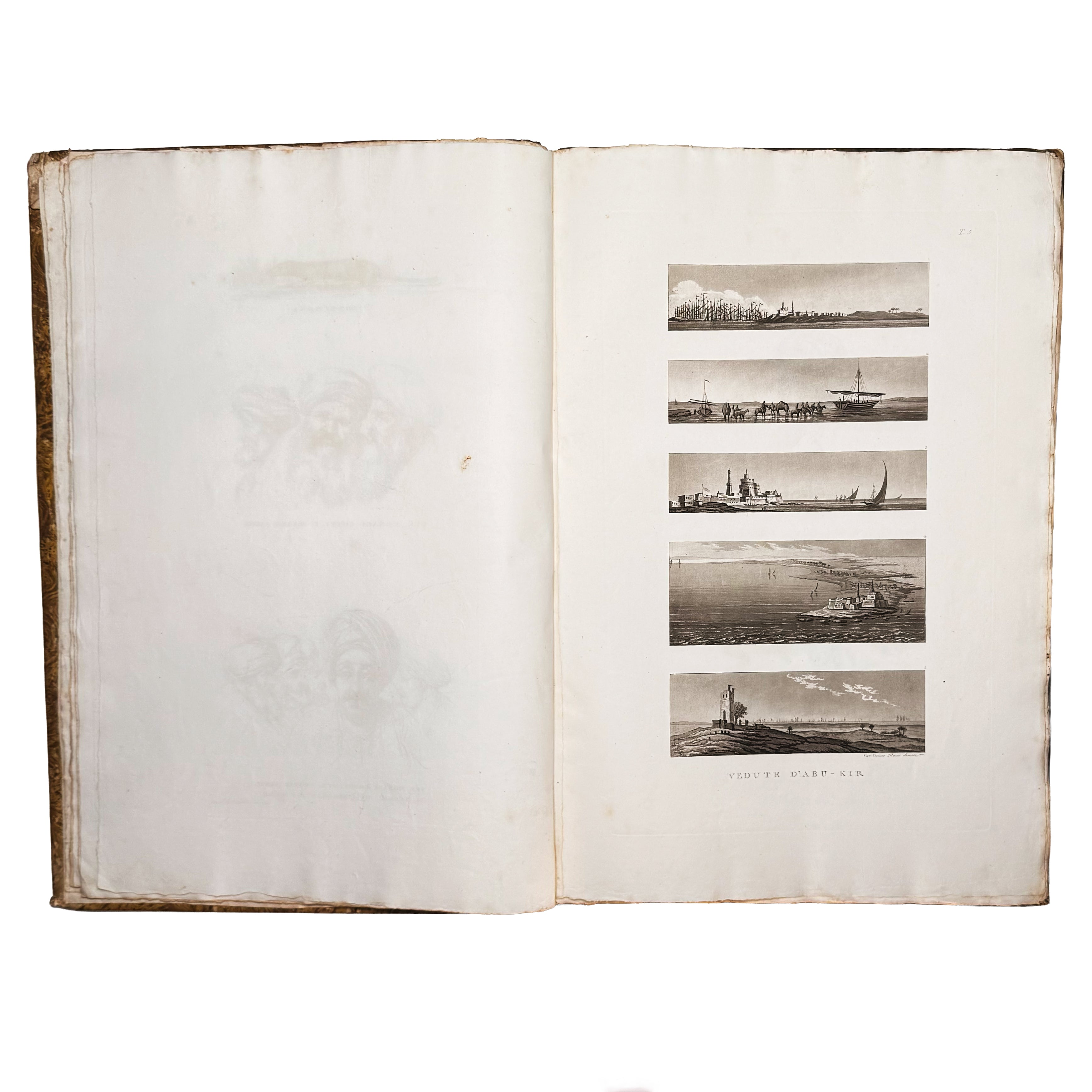 Atlante monumentale del Basso e dell'Alto Egitto by Segato, Girolamo; Valeriani, Domenico: an exquisite selection from the 1837 illustrated wonders text