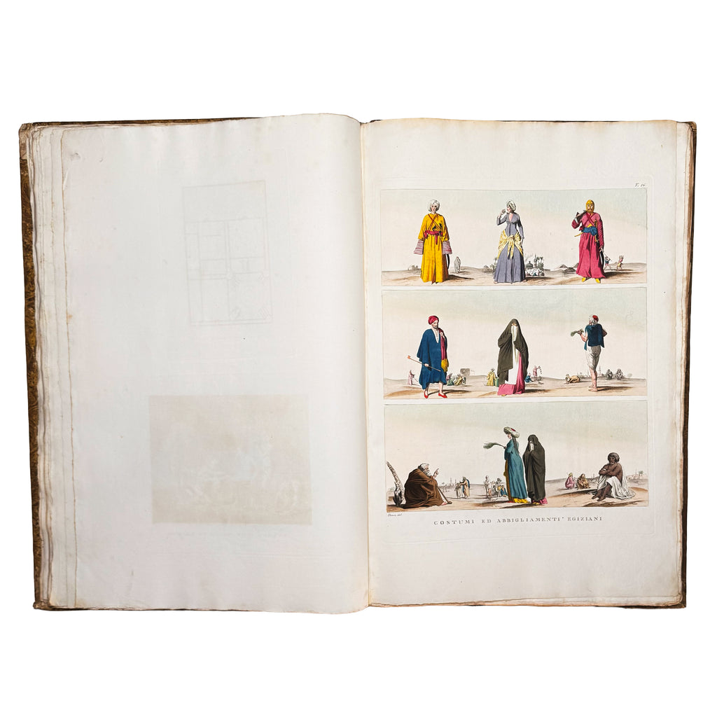 Atlante monumentale del Basso e dell'Alto Egitto by Segato, Girolamo; Valeriani, Domenico: a rare visual excerpt of the 1837 illustrated wonders work