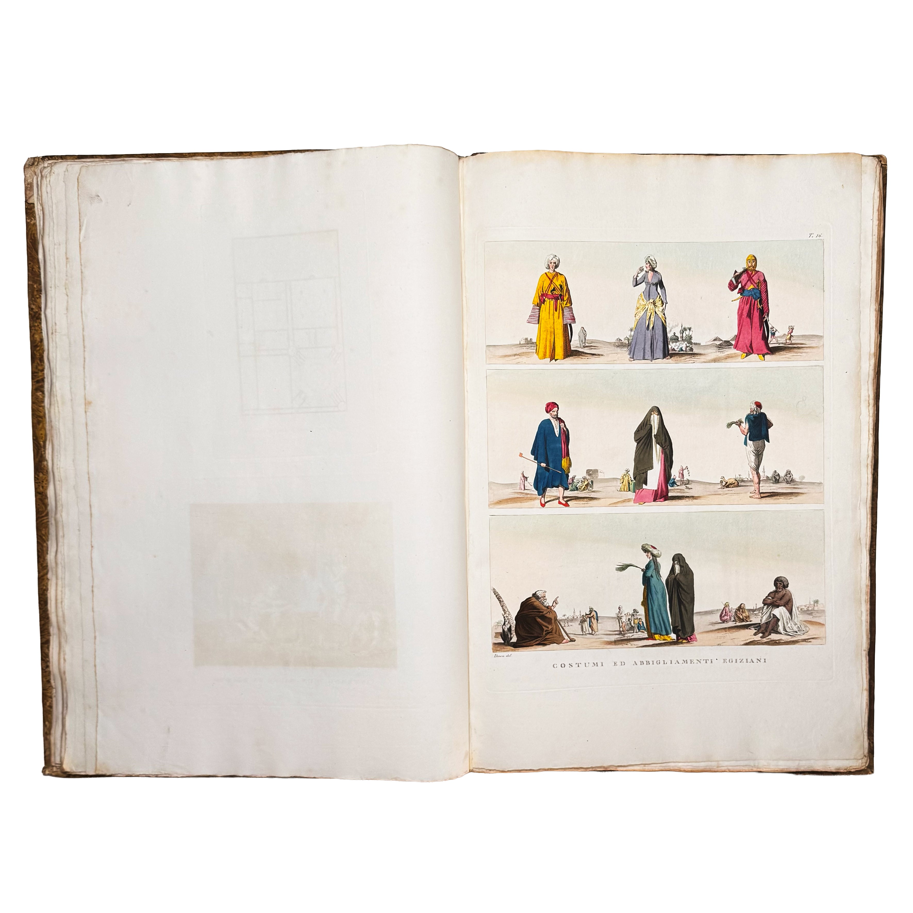 Atlante monumentale del Basso e dell'Alto Egitto by Segato, Girolamo; Valeriani, Domenico: a rare visual excerpt of the 1837 illustrated wonders work