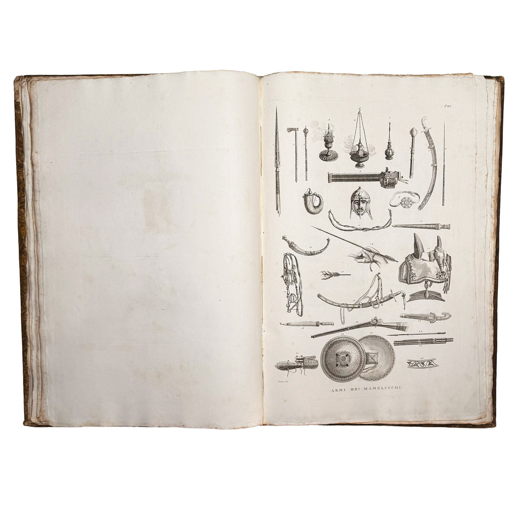 Atlante monumentale del Basso e dell'Alto Egitto by Segato, Girolamo; Valeriani, Domenico: a precious visual instance of the 1837 illustrated wonders volume