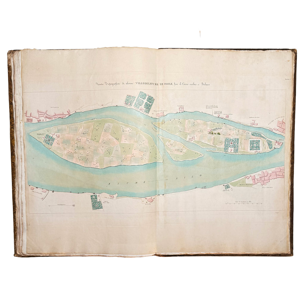 Atlante monumentale del Basso e dell'Alto Egitto by Segato, Girolamo; Valeriani, Domenico: a finely preserved portion of the 1837 illustrated wonders work