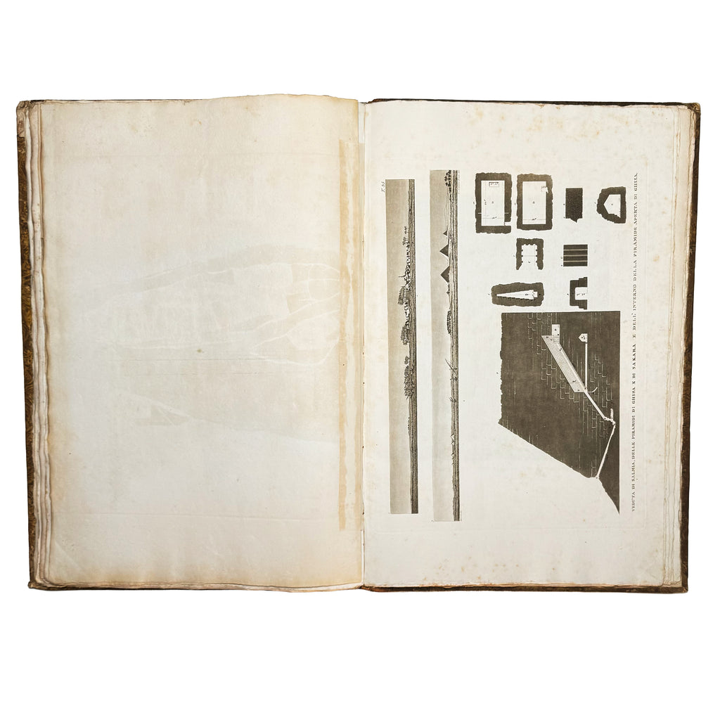 Atlante monumentale del Basso e dell'Alto Egitto by Segato, Girolamo; Valeriani, Domenico: a scarce visual specimen of the 1837 illustrated wonders work